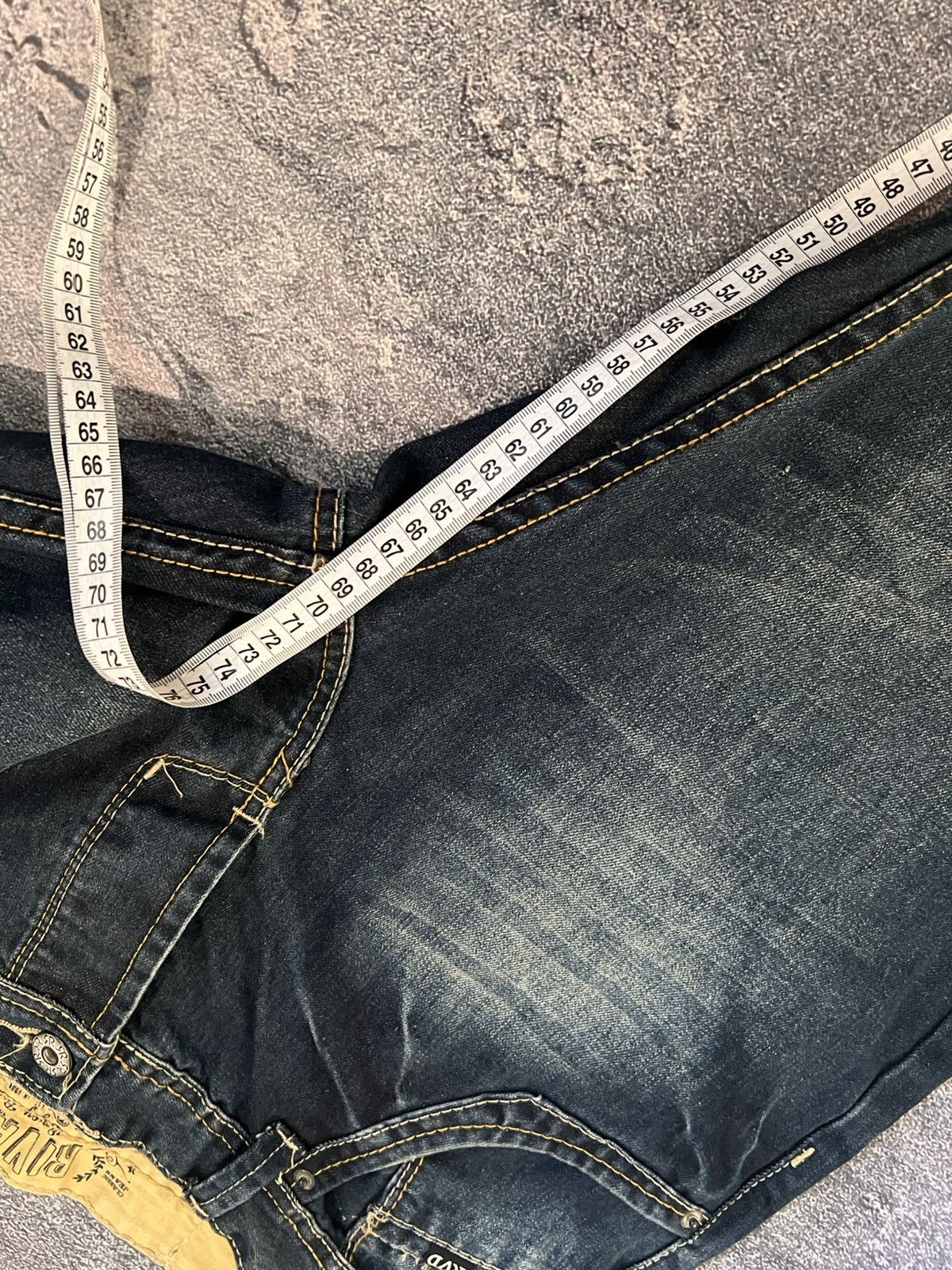 Japanese Brand Japanese Denim Shredded Draped Jean — Number Nine Style Size US 36 / EU 52 - 12 Thumbnail