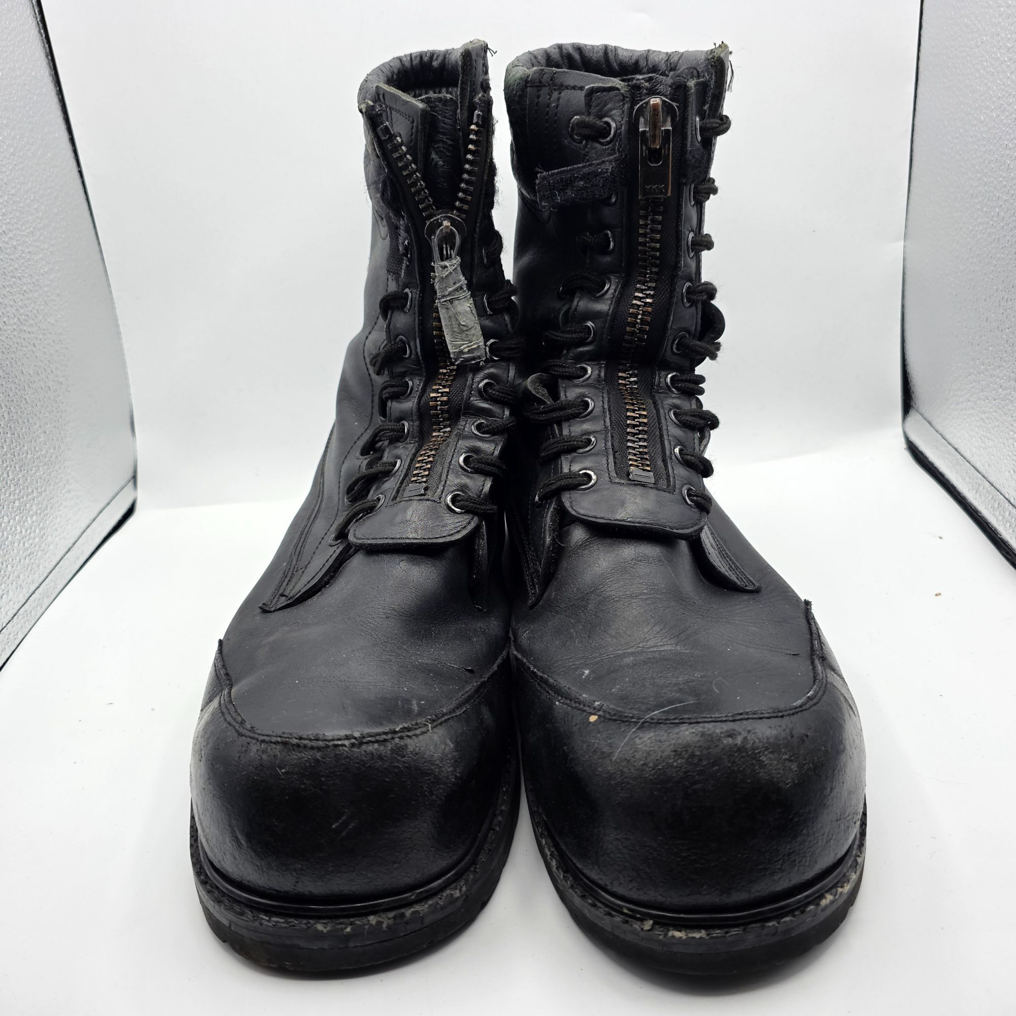 Other Tactical Work Boots Mens Size 14 Black Leather Vibram Soles Size US 14 / EU 47 - 12 Thumbnail