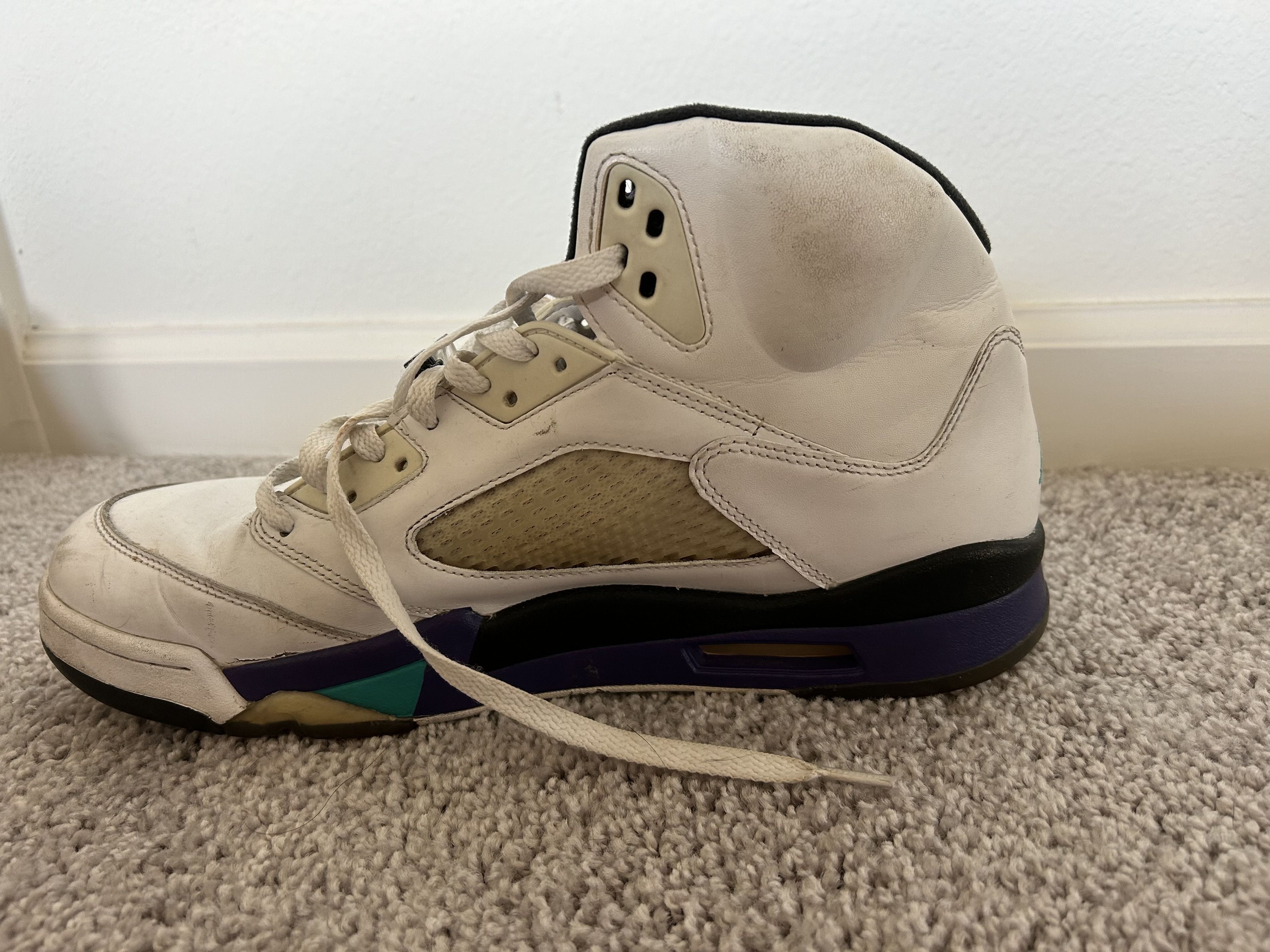 Jordan Brand Air Jordan 5 Retro “Grape” 2013 Size US 13 / EU 46 - 4 Thumbnail
