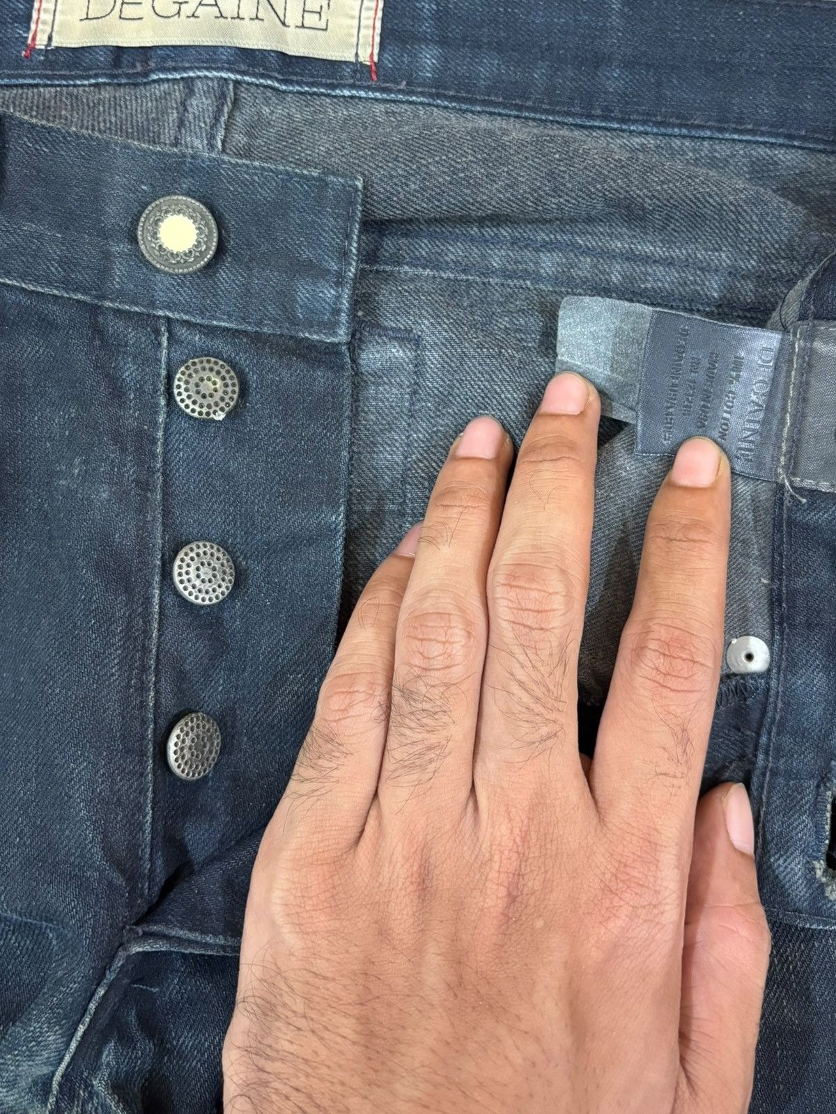 Japanese Brand Vintage Japanese Brand Mud Wash Distressed Bootcut Jeans Size US 32 / EU 48 - 3 Thumbnail