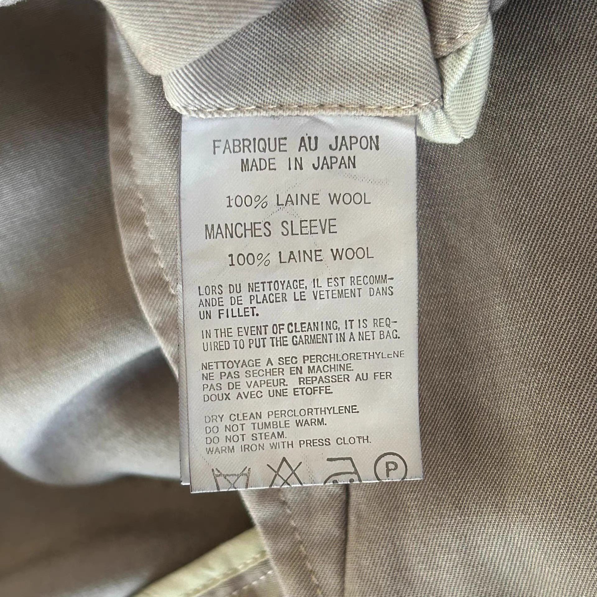 Yohji Yamamoto Yohji Yamamoto 02ss Haze Blue Double Sleeve Coat K4 Size US L / EU 52-54 / 3 - 5 Thumbnail