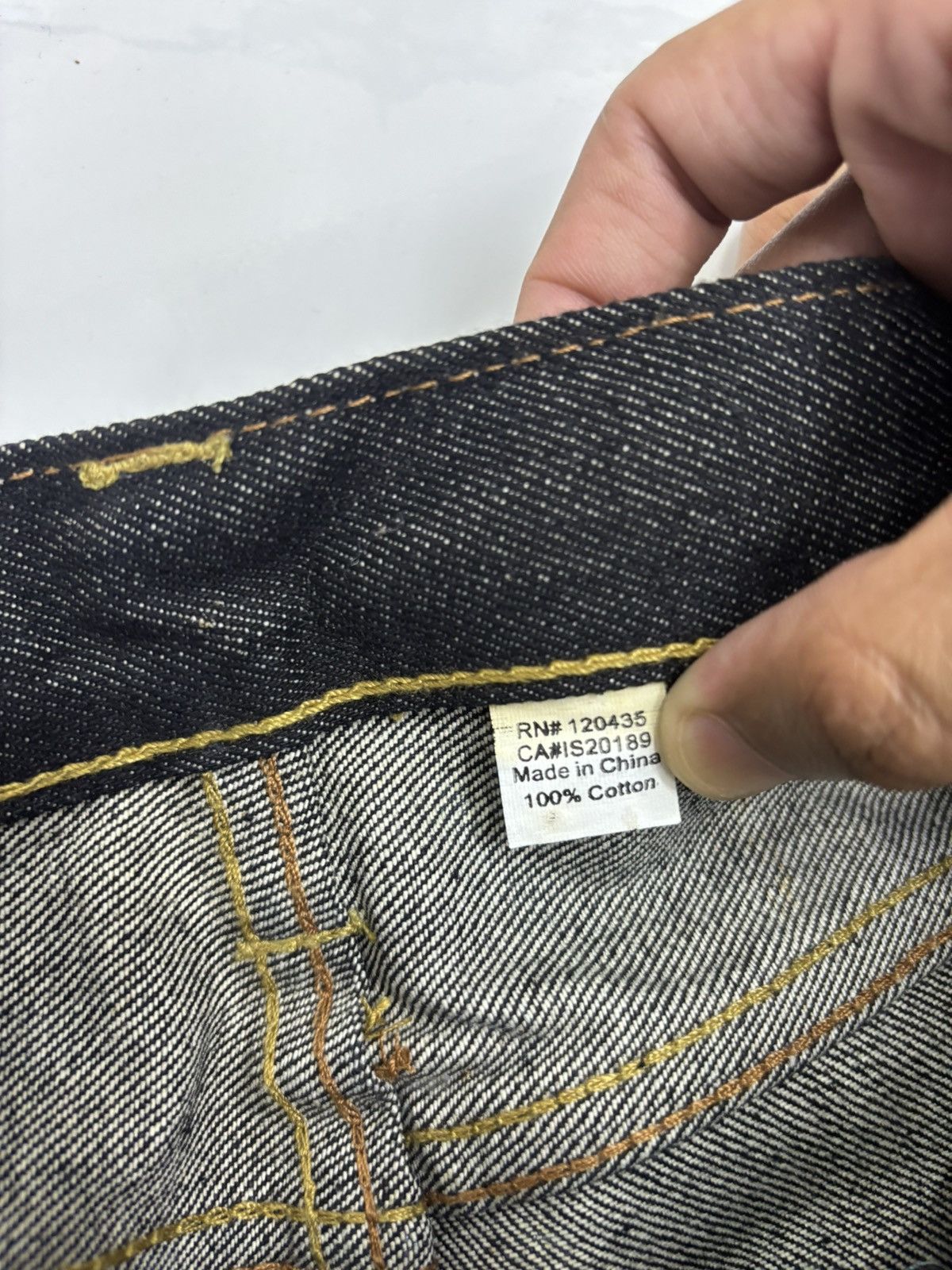 Japanese Brand Vintage Evisu Selvedge Japanese Brand Regular Fit Denim Jean Size US 36 / EU 52 - 13 Thumbnail