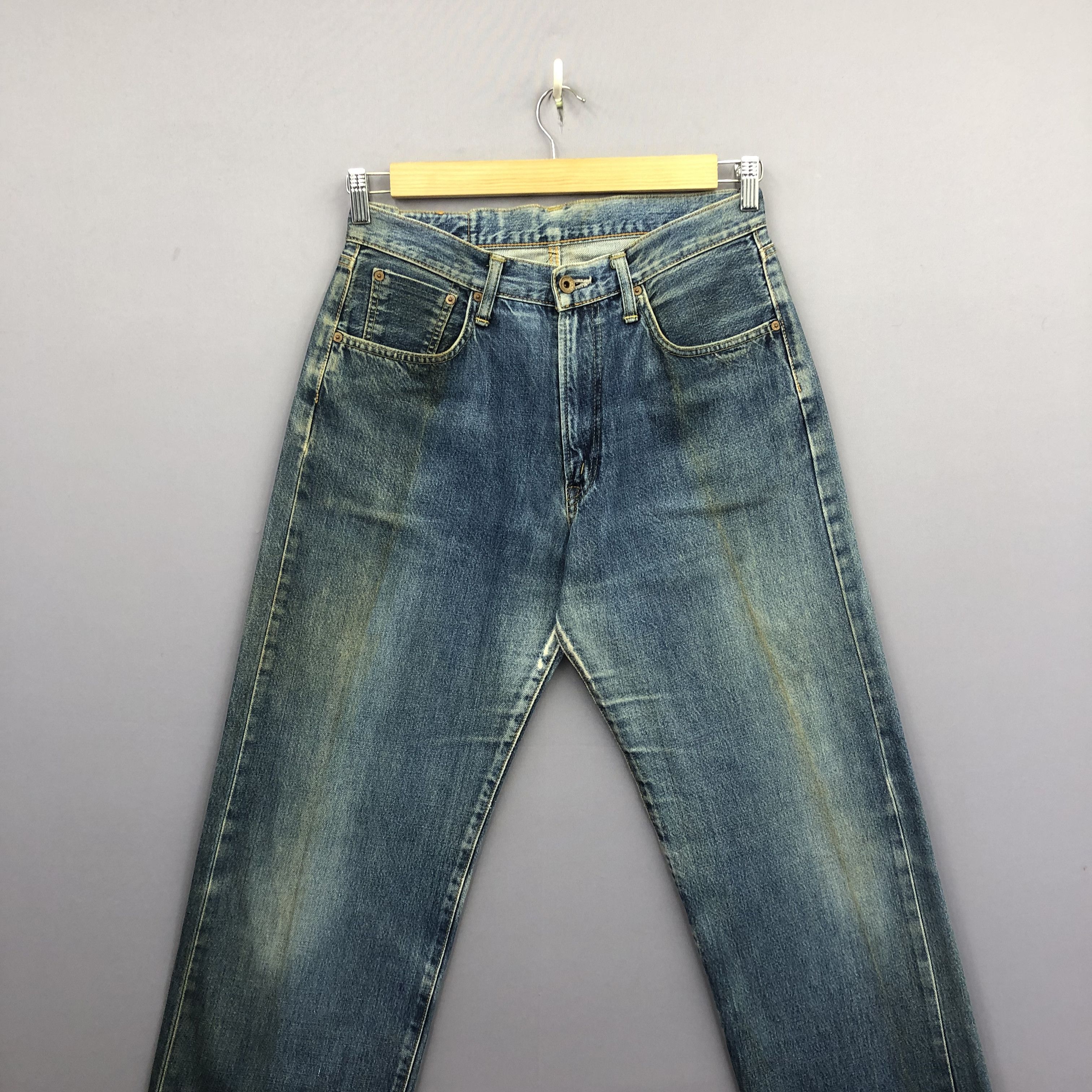 Edwin Vintage Rusty Edwin Redline Japanese Selvedge Jeans Denim Size US 30 / EU 46 - 3 Thumbnail