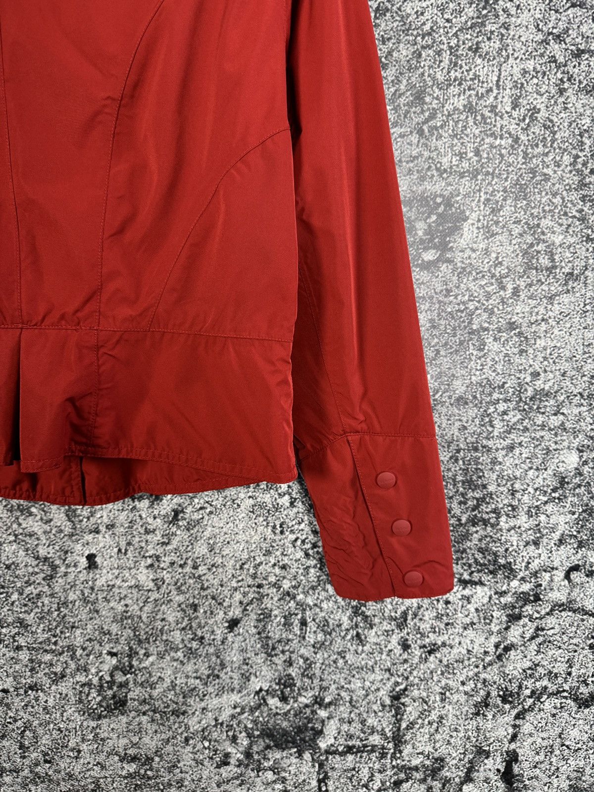 Barbour Barbour Featherweight Peplum Waterproof Jacket Red UK 10 Size M / US 6-8 / IT 42-44 - 14 Thumbnail