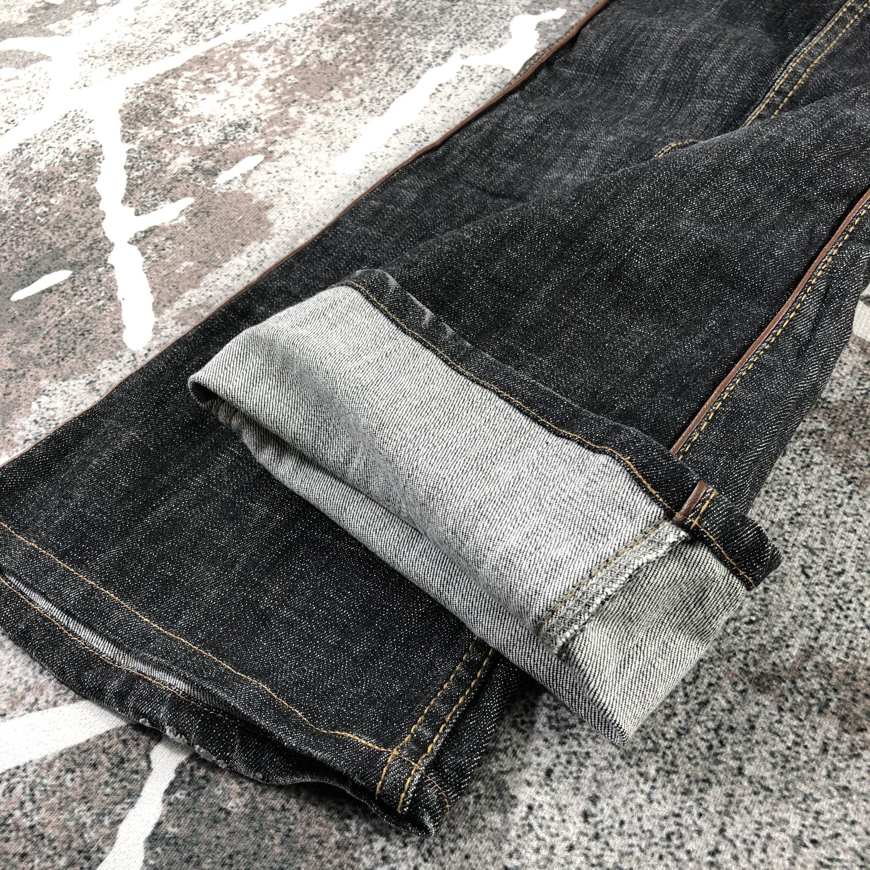Japanese Brand Japanese Brand Nuve Jeans Black Flare Denim KJ1277 Size 27" / US 4 / IT 40 - 7 Thumbnail
