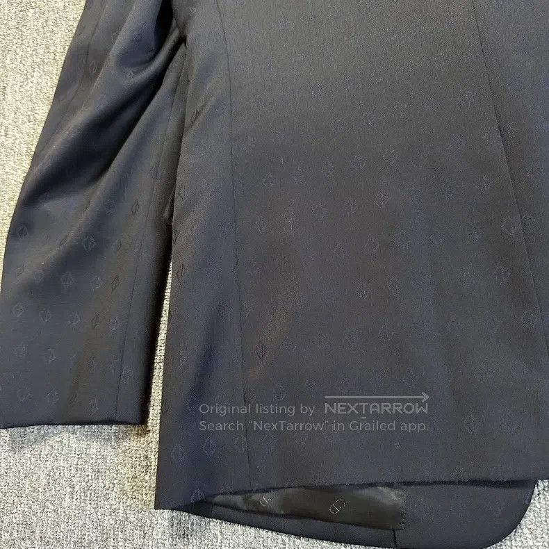 Dior Dior Dark pattern full print logo woollen suit Size 48R - 5 Thumbnail