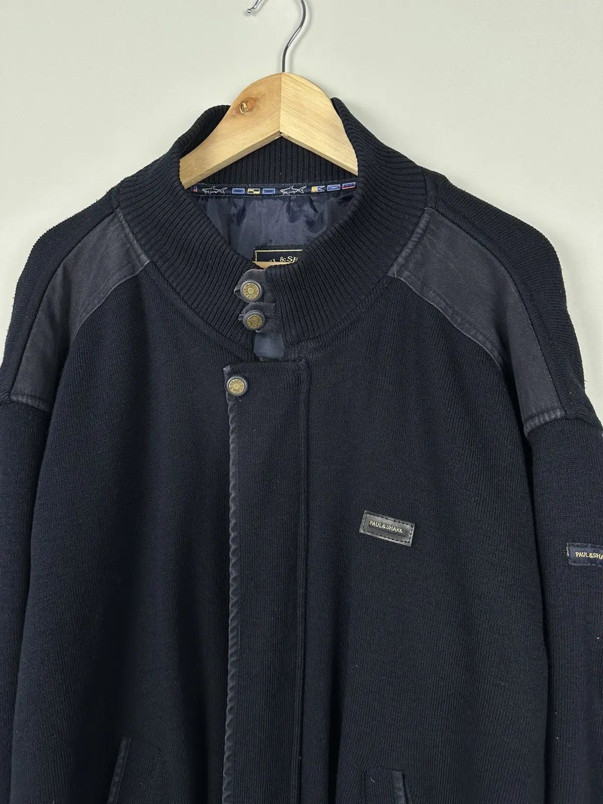 Paul & Shark Vintage Y2k Paul & Shark Typhoon 20000 Bomber Jacket Size US XL / EU 56 / 4 - 4 Thumbnail