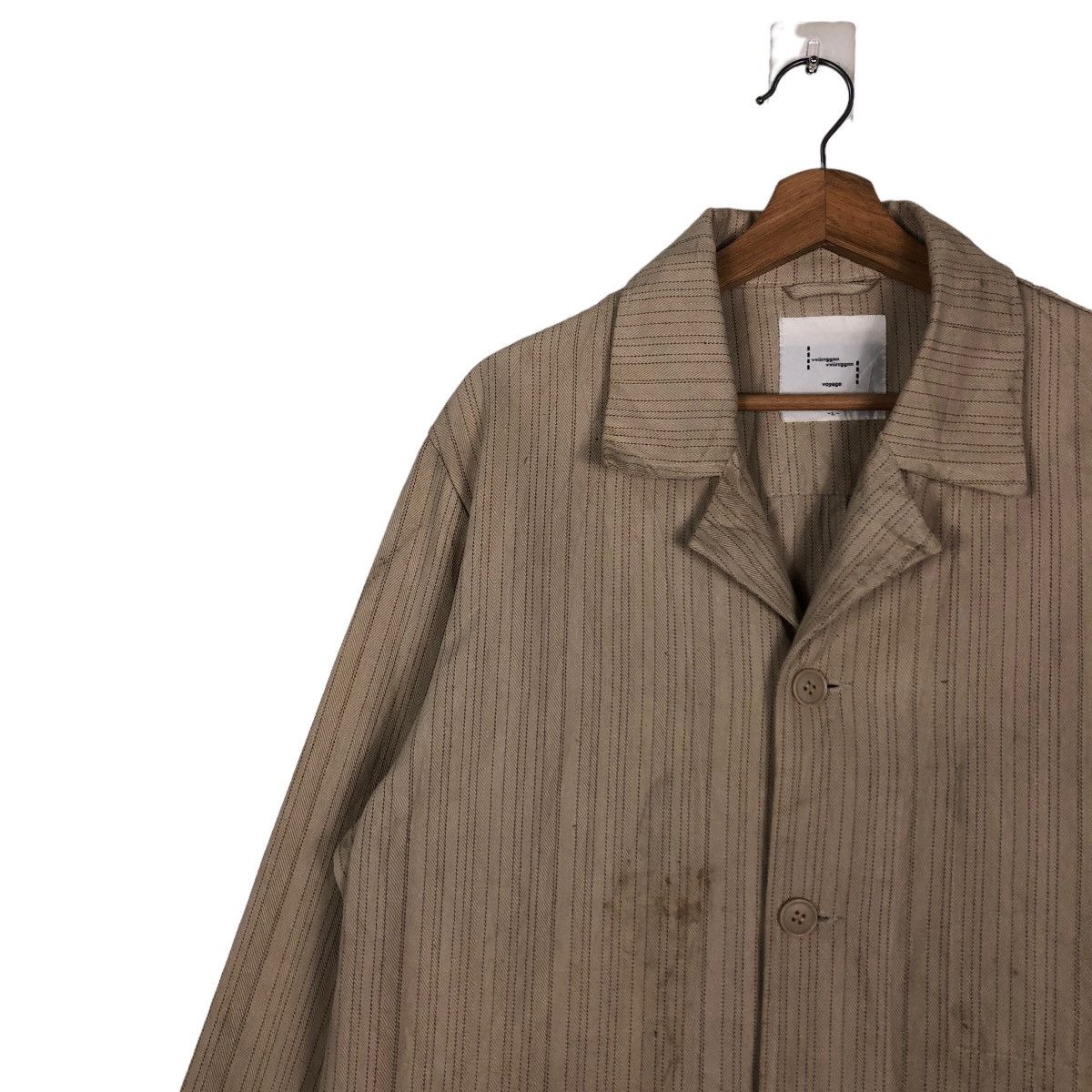 🔥Issey Miyake Design Style Hickory Chore Jacket Vviirrggnn