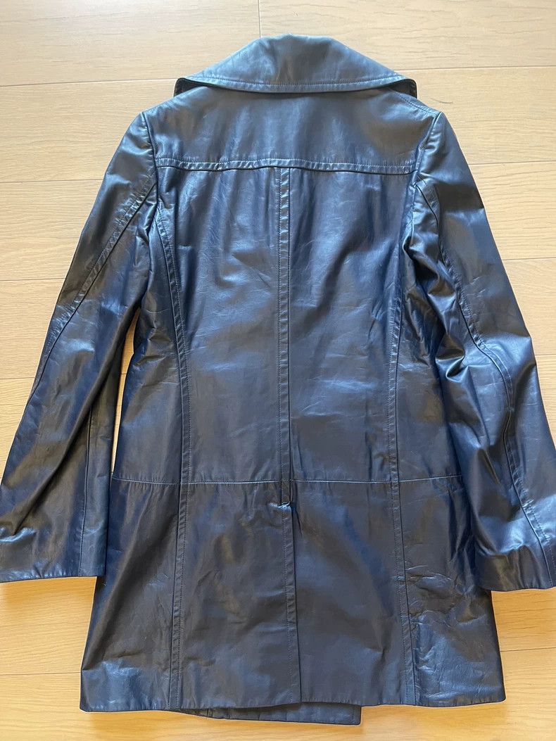 Jil Sander Jil Sander Leather Coat Size XXS / US 00 / IT 34 - 2 Thumbnail