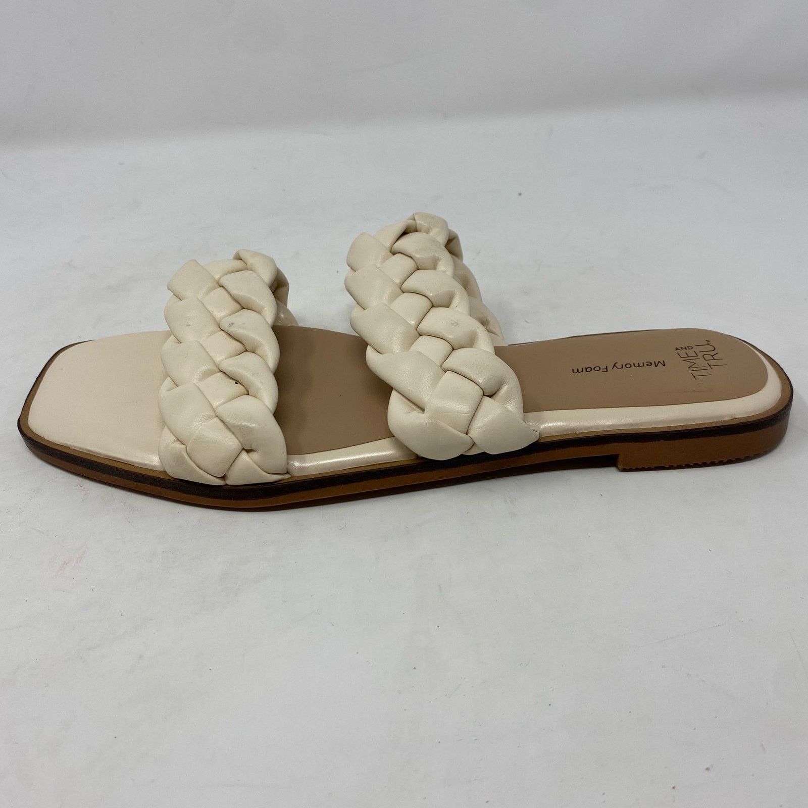 Other Time and Tru Braided Two Band Sandals Womens SIze 8 Size US 8 / IT 38 - 2 Thumbnail