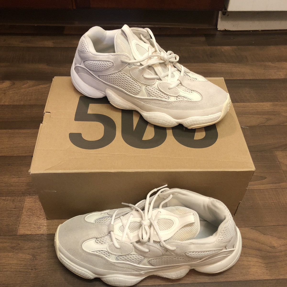 Adidas YEEZY 500 Bone White 11.5 (2019) Size US 11.5 / EU 44-45 - 1 Thumbnail