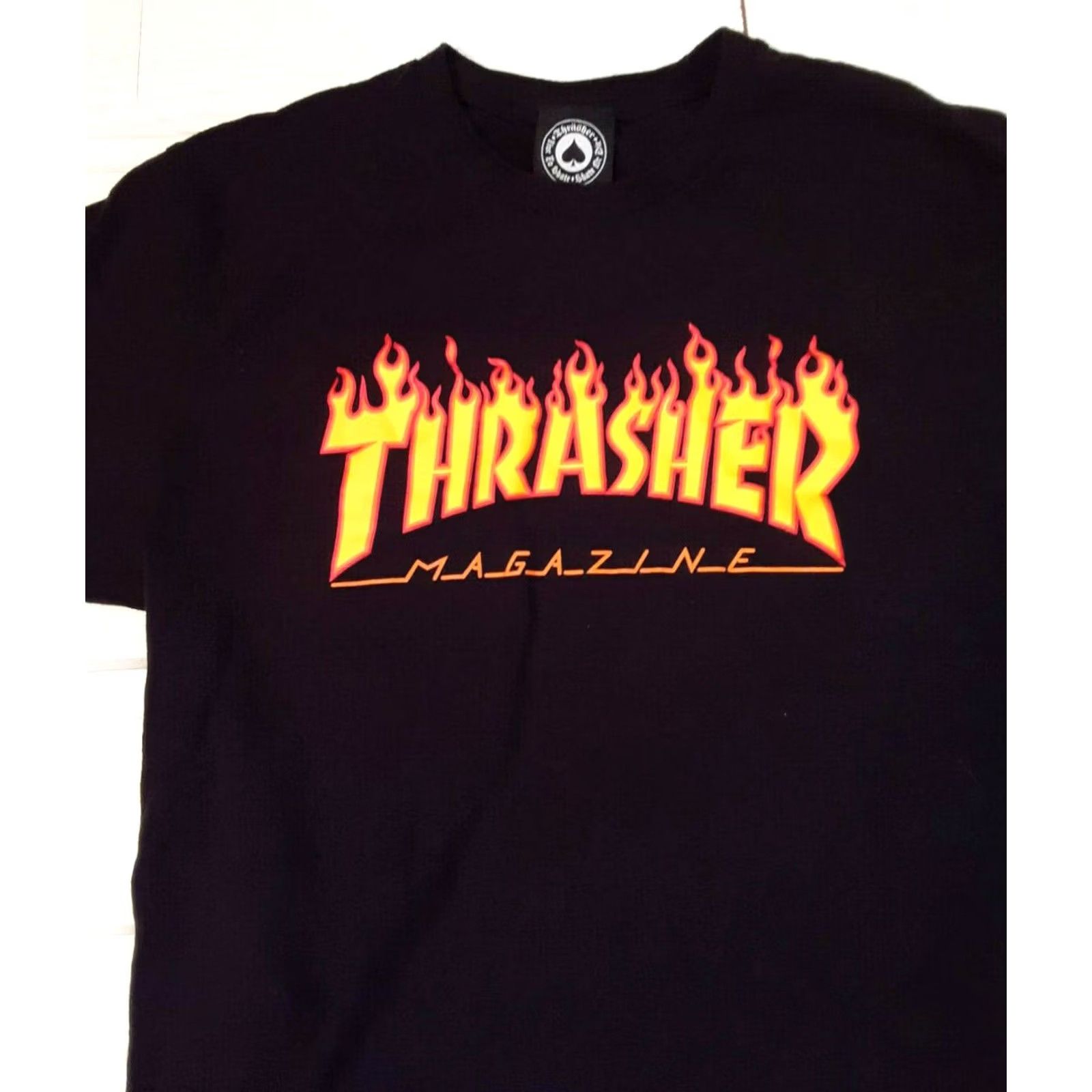 Thrasher VINTAGE Thrasher T-Shirt Flames Size S Black Mens 90s Short Sleeve Regular Fit Size US S / EU 44-46 / 1 - 3 Thumbnail