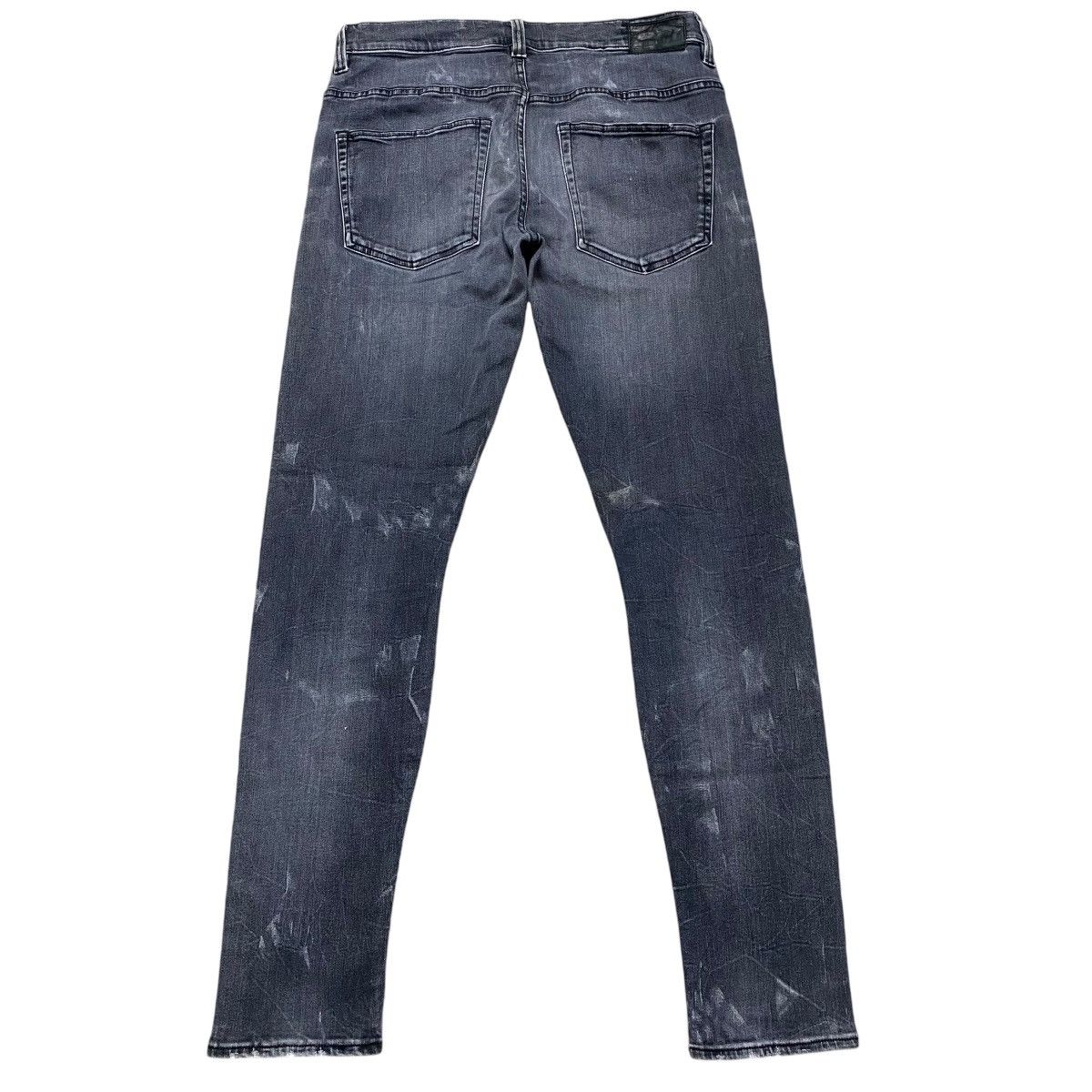 R13 R13 Black Marble Boy Skinny Jeans Size US 33 - 2 Thumbnail