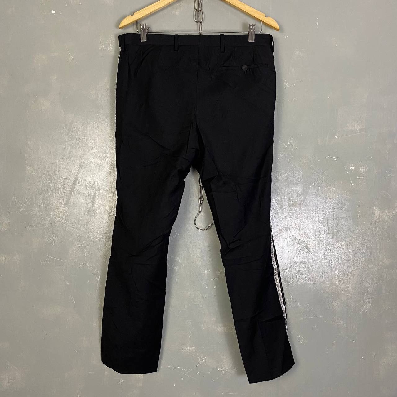 Lanvin Lanvin Wool Tuxedo Stripe Zip-Fly Dress Pants Size US 34 / EU 50 - 5 Thumbnail