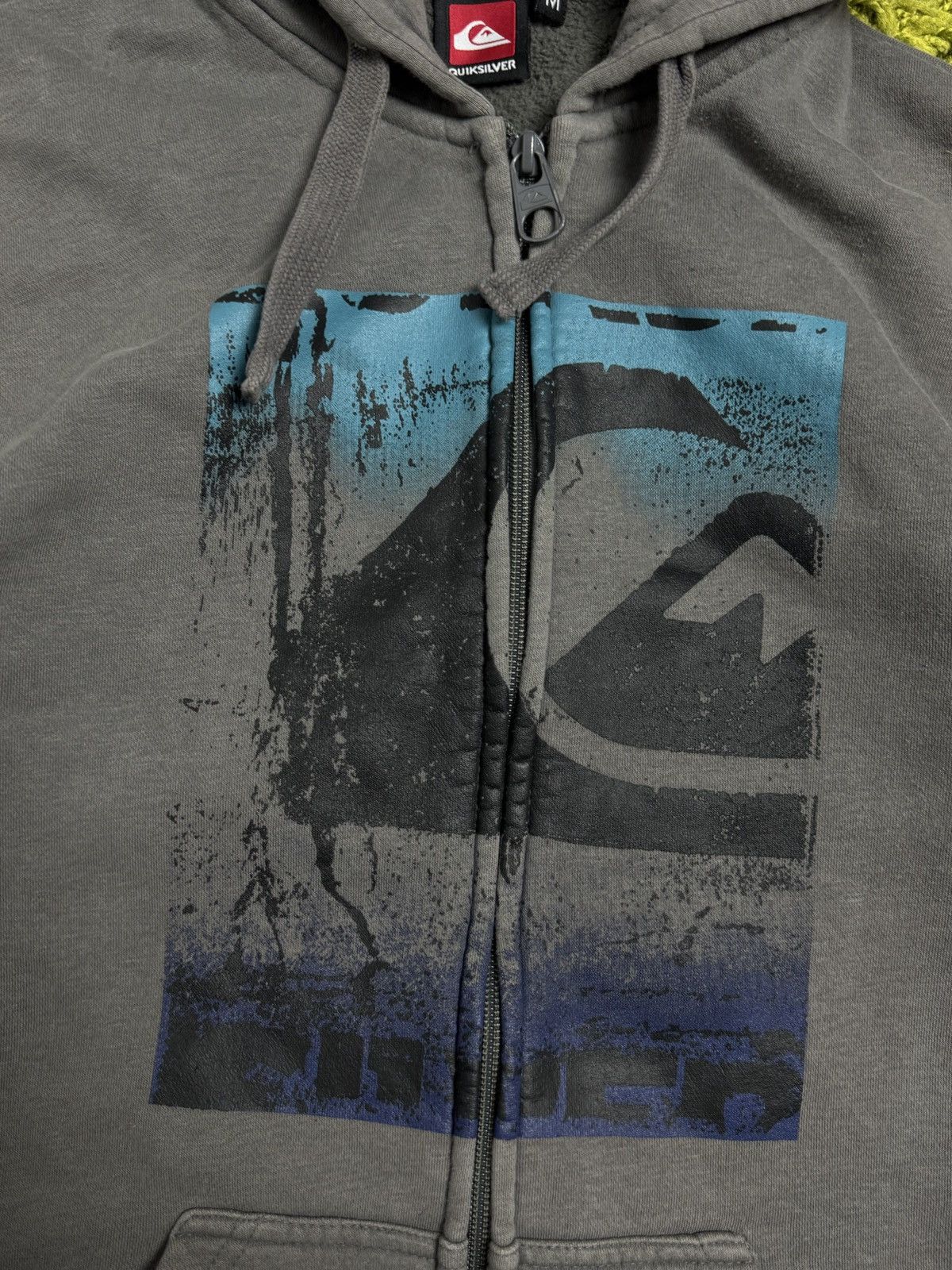 Quiksilver × Vintage Vintage Y2K Quiksilver Zip-Up Hoodie Size US M / EU 48-50 / 2 - 3 Thumbnail