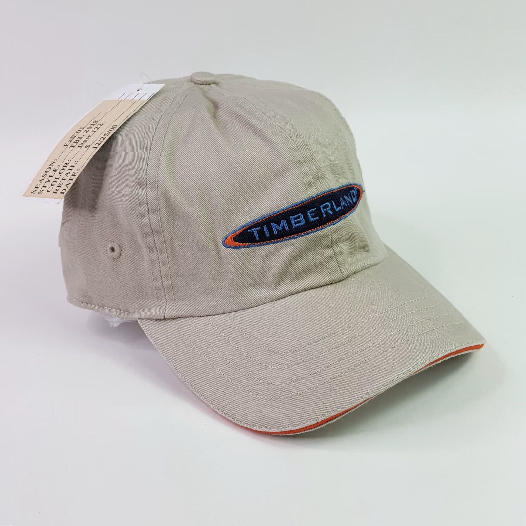 Timberland Timberland Hat Baseball Cap Twill Khaki Beige Outdoor Adjustable Vintage 90s Retro Mens Shirt? Size ONE SIZE - 4 Thumbnail