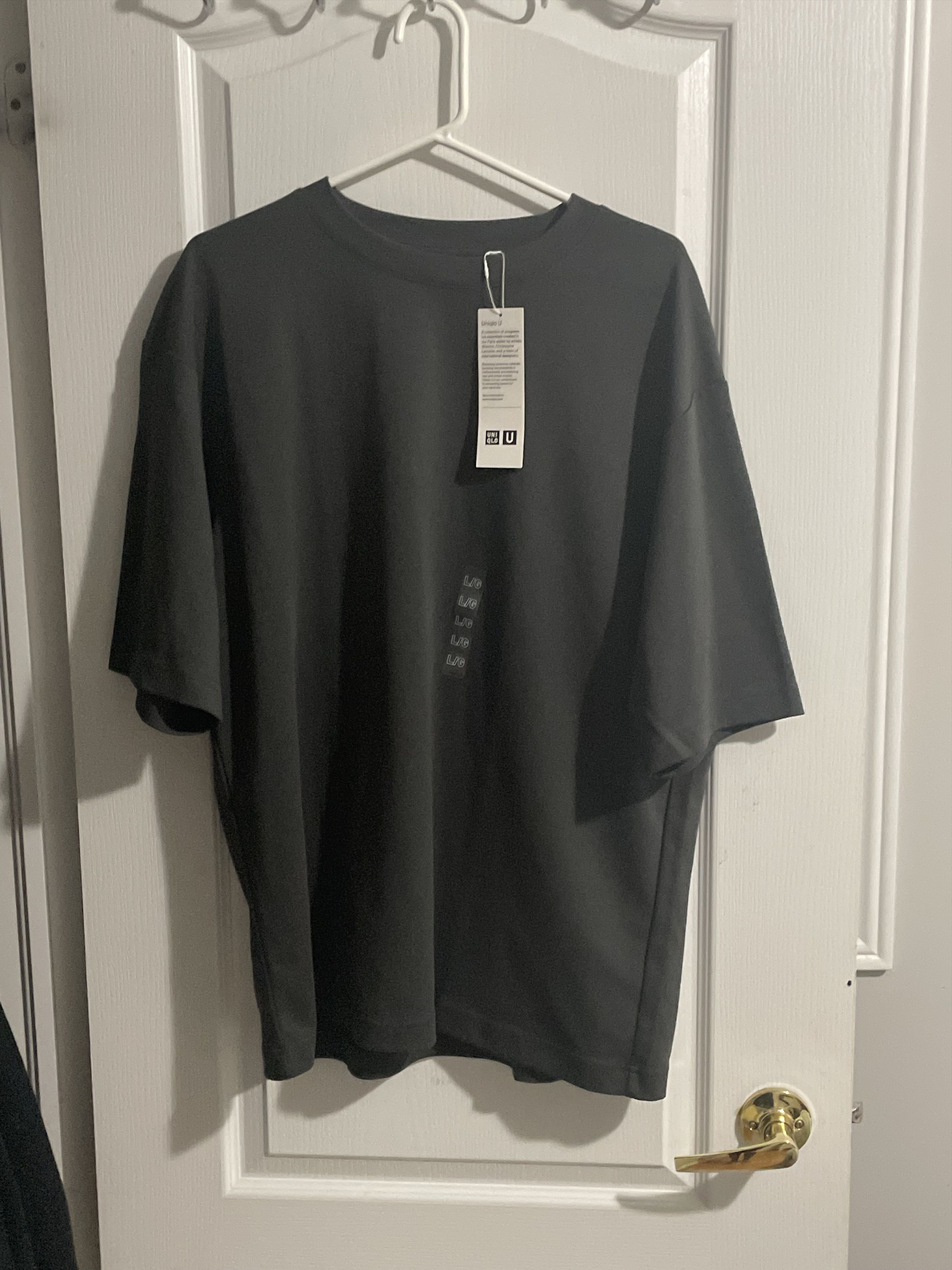 Uniqlo AIRism COTTON OVERSIZED CREW NECK HALF SLEEVE T-SHIRT Size US L / EU 52-54 / 3 - 1 Thumbnail