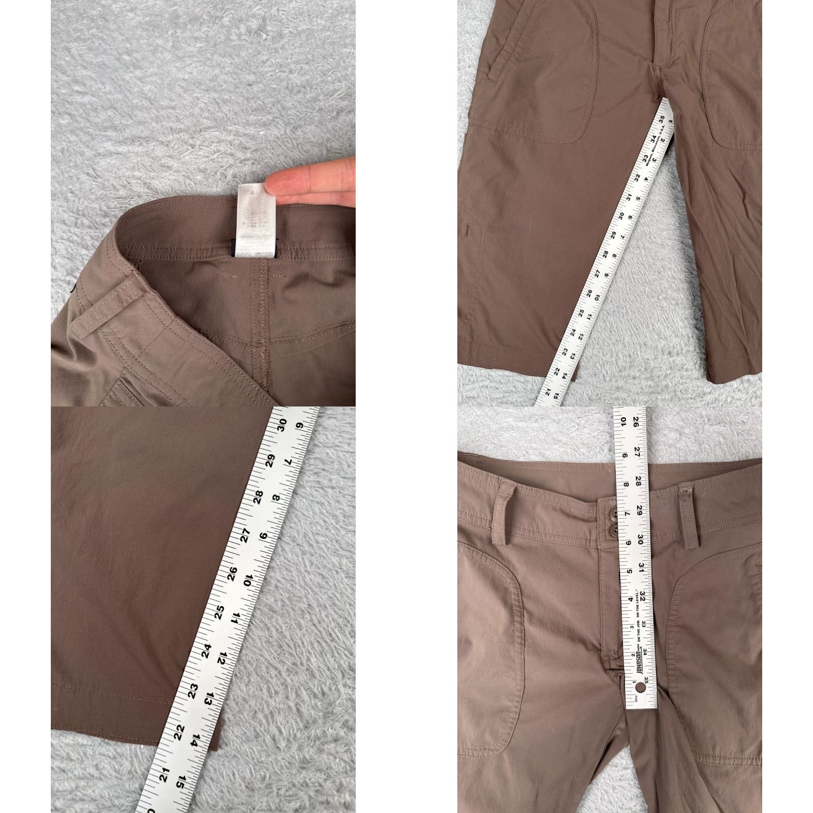 Patagonia Patagonia Shorts Women Brown Solimar Nylon Cargo 28x15 UPF 30 2 Solimar Shorts Cargo Activewear Casual Travel Workwear Size 26" / US 2 / IT 38 - 8 Thumbnail