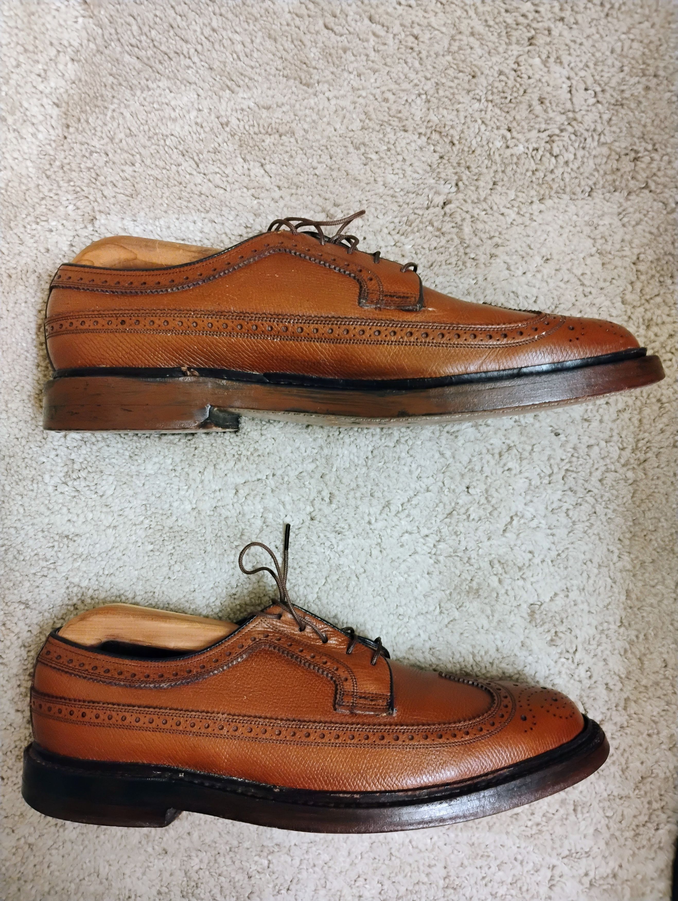 Florsheim Imperial Kenmoor Longwing V-Cleat 93602 Size US 8 / EU 41 - 3 Thumbnail