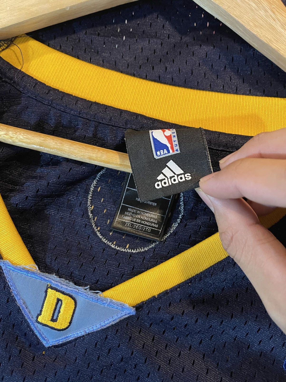 Adidas VINTAGE DENVER NUGGETS 2006 ALLEN INVERSON Size US XXL / EU 58 / 5 - 3 Thumbnail