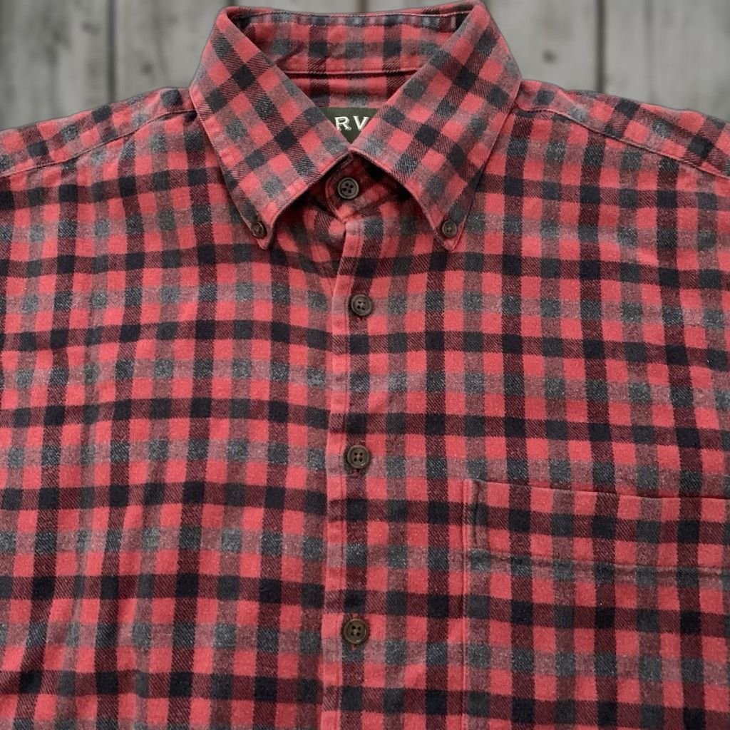 Orvis Orvis Shirt Mens M Red Gray Plaid Flannel Button-Up Cotton Long Sleeve Casual Classic Size US M / EU 48-50 / 2 - 1 Thumbnail