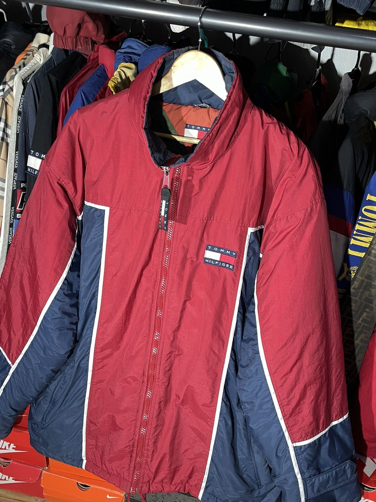 Tommy Hilfiger × Vintage Jacket Tommy Hilfiger Big Flag 90’s Vintage Size US XL / EU 56 / 4 - 9 Thumbnail