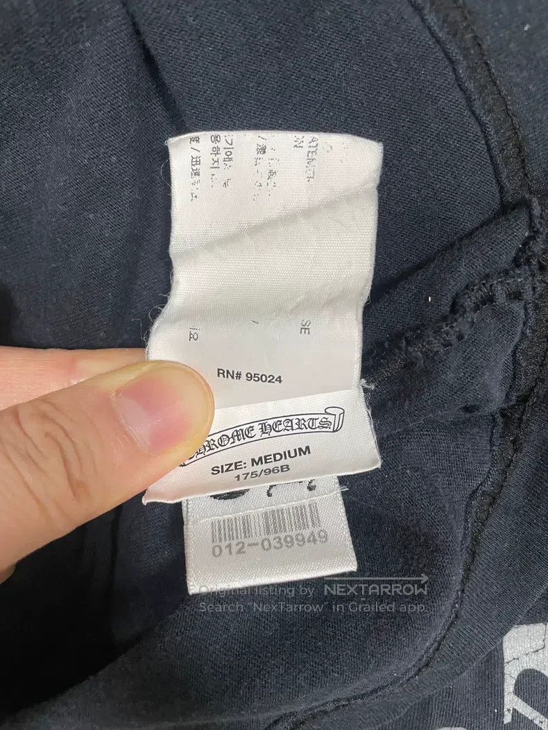 Chrome Hearts CHROME HEARTS Size M Black scroll broken horseshoe cross sh Size US M / EU 48-50 / 2 - 9 Thumbnail