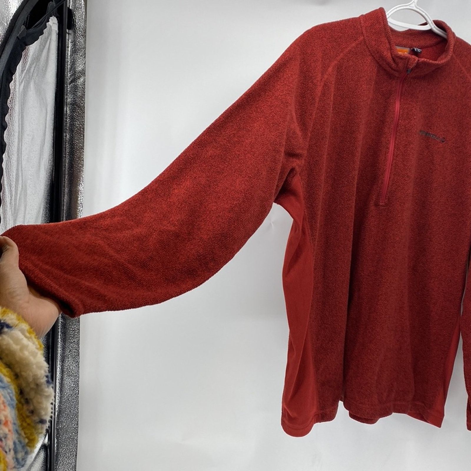 Merrell Merrell quarter zip casual pullover orange red gorpcore XL Size US XL / EU 56 / 4 - 4 Thumbnail