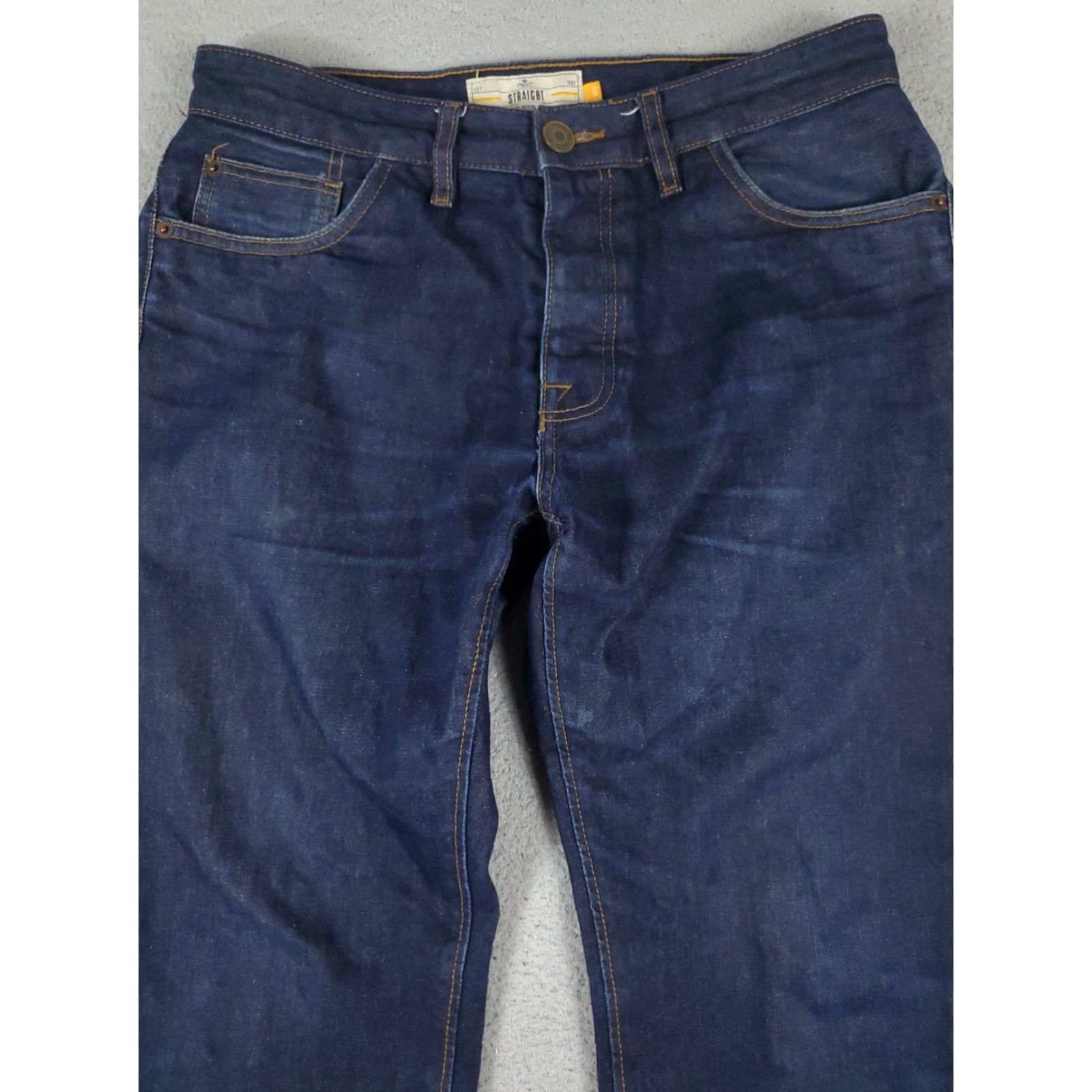 NEXT NEXT Jeans Mens 32x28 Blue Straight Leg 5-Pocket Cotton Pants Size US 32 / EU 48 - 2 Thumbnail
