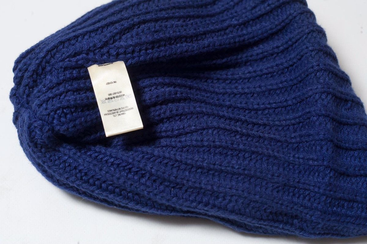 Supreme Supreme FW22 Ribbed beanie Blue Hat Size ONE SIZE - 4 Thumbnail