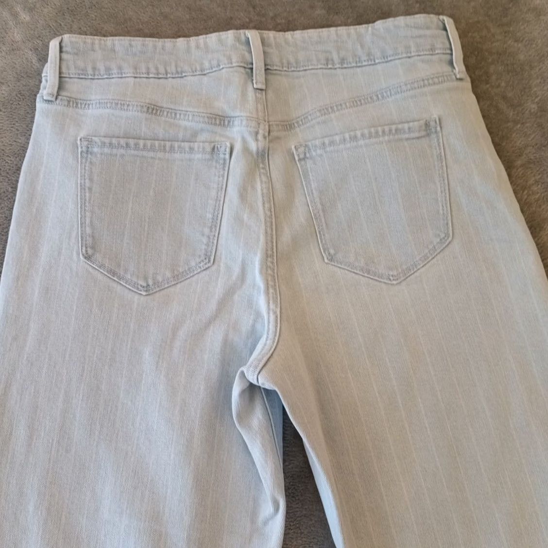 Old Navy Old Navy Jeans Womens 10 Size Striped Slim Wide Leg Light Wash 31x26 Size 32" / US 10 / IT 46 - 7 Thumbnail