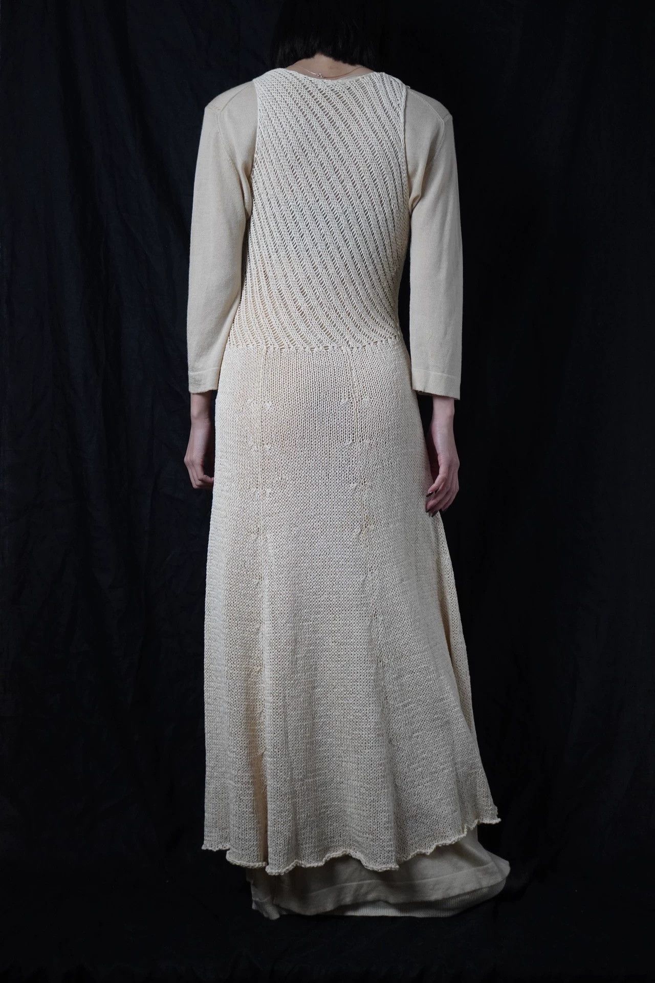 Yohji Yamamoto Yohji Yamamoto Y'S 1991ss Cotton Knit Vest Dress M Size M / US 6-8 / IT 42-44 - 6 Thumbnail