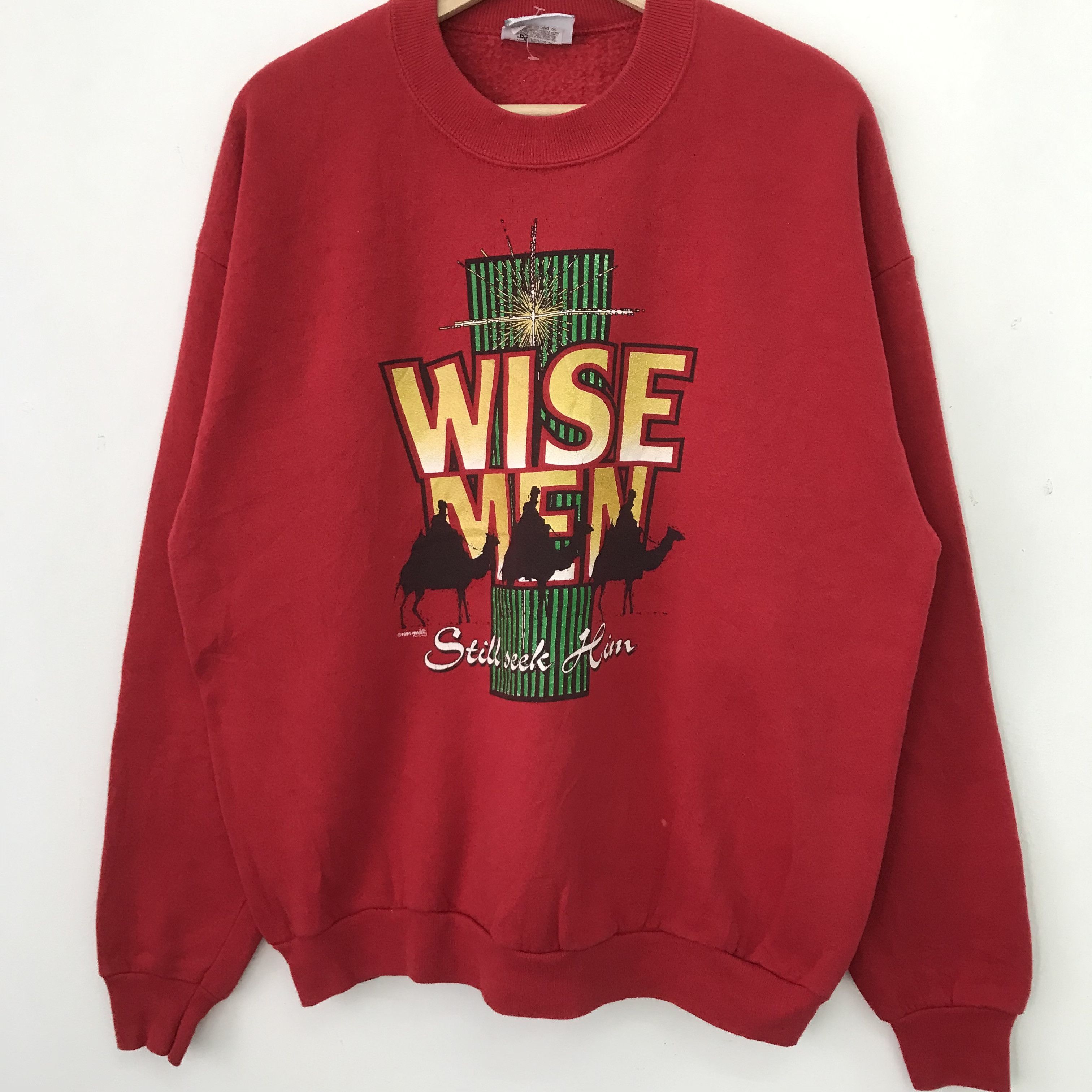 Vintage Vintage Wise Men Still Seek Him - 554 Size US L / EU 52-54 / 3 - 3 Thumbnail