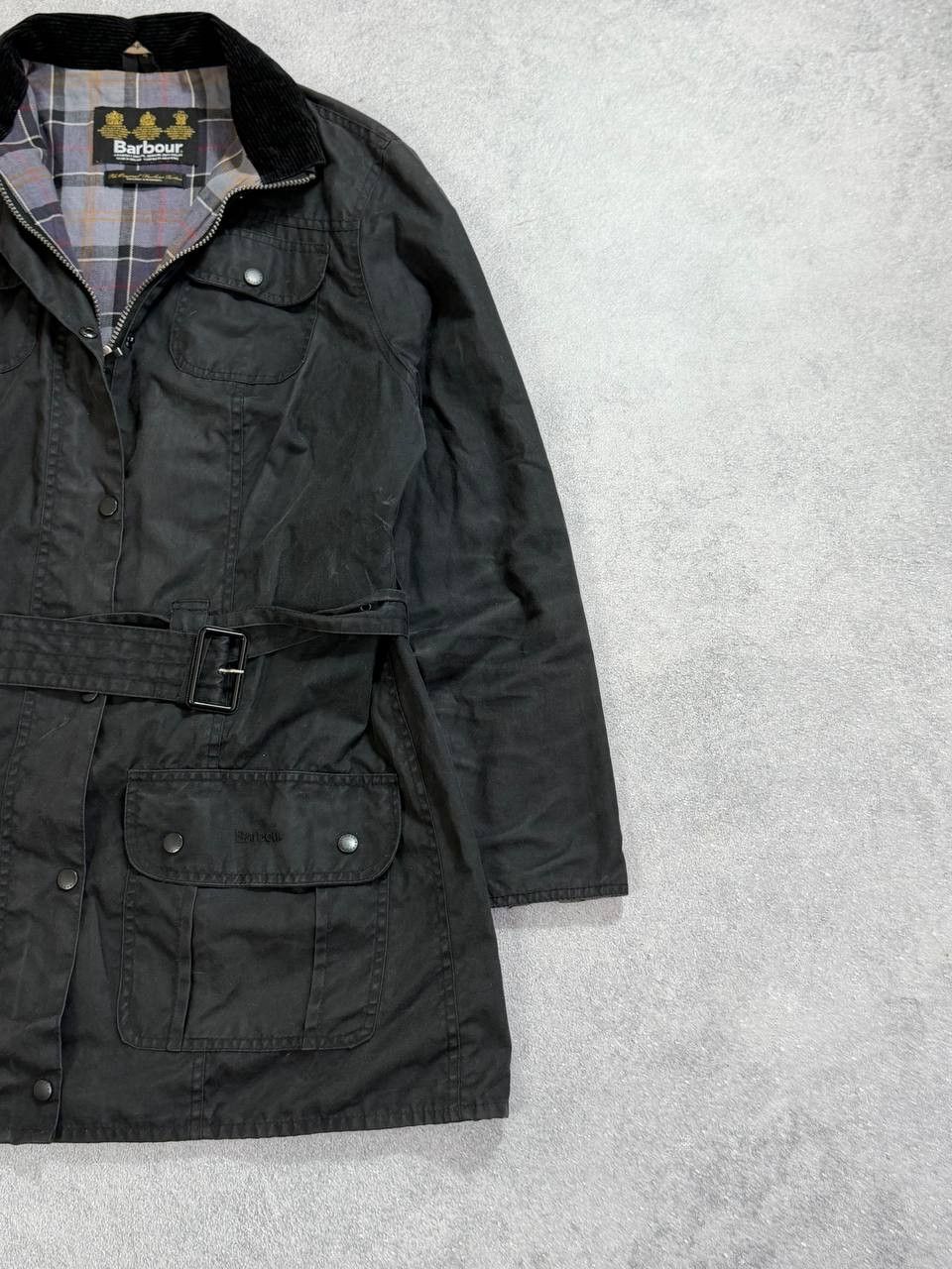 Barbour Barbour Waxed Utility Belted Women Jacket Y2K Size L / US 10 / IT 46 - 5 Thumbnail