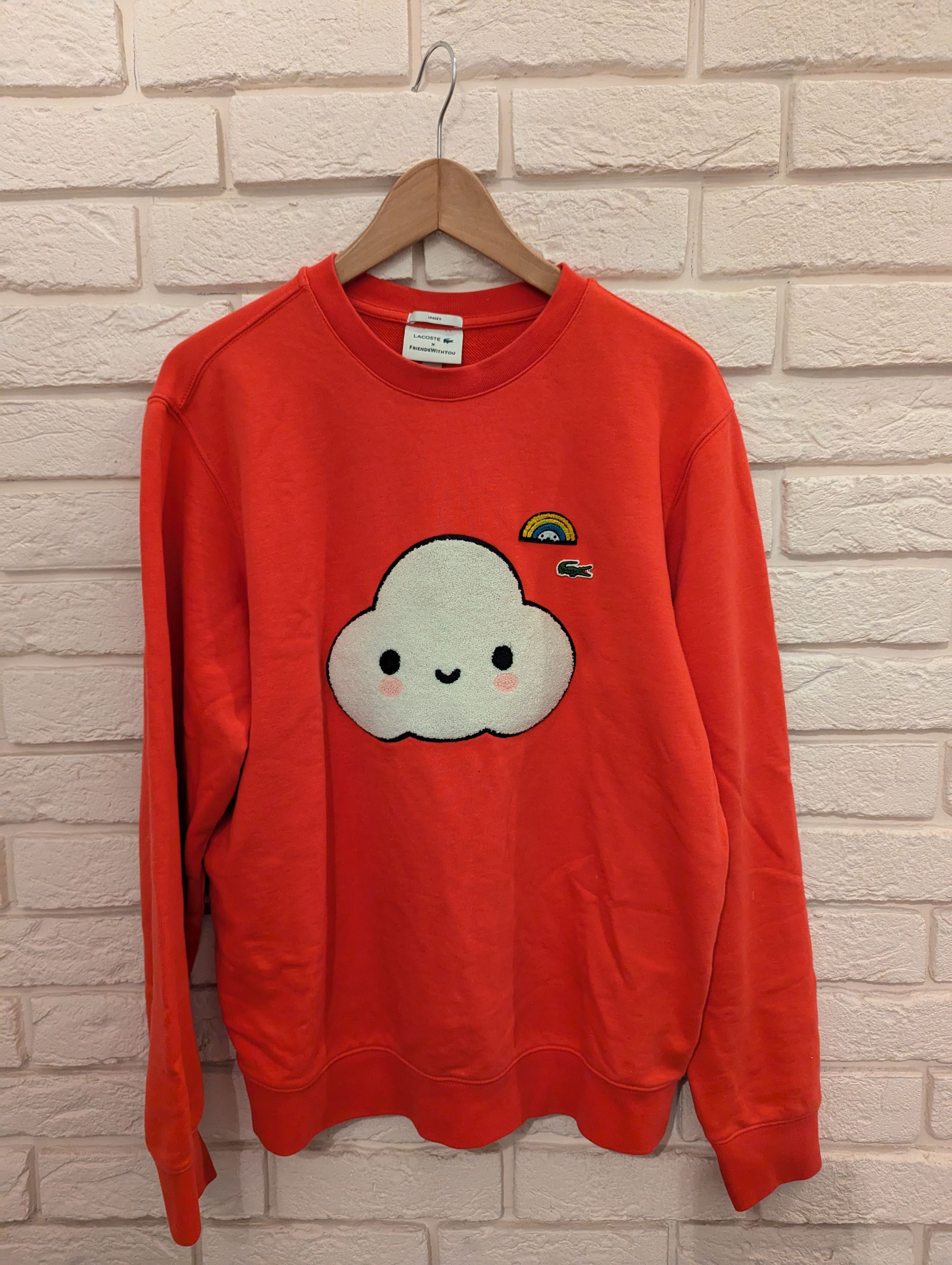 Lacoste Lacoste X FriendsWithYou Red Cloud Sweatshirt Size US M / EU 48-50 / 2 - 1 Thumbnail