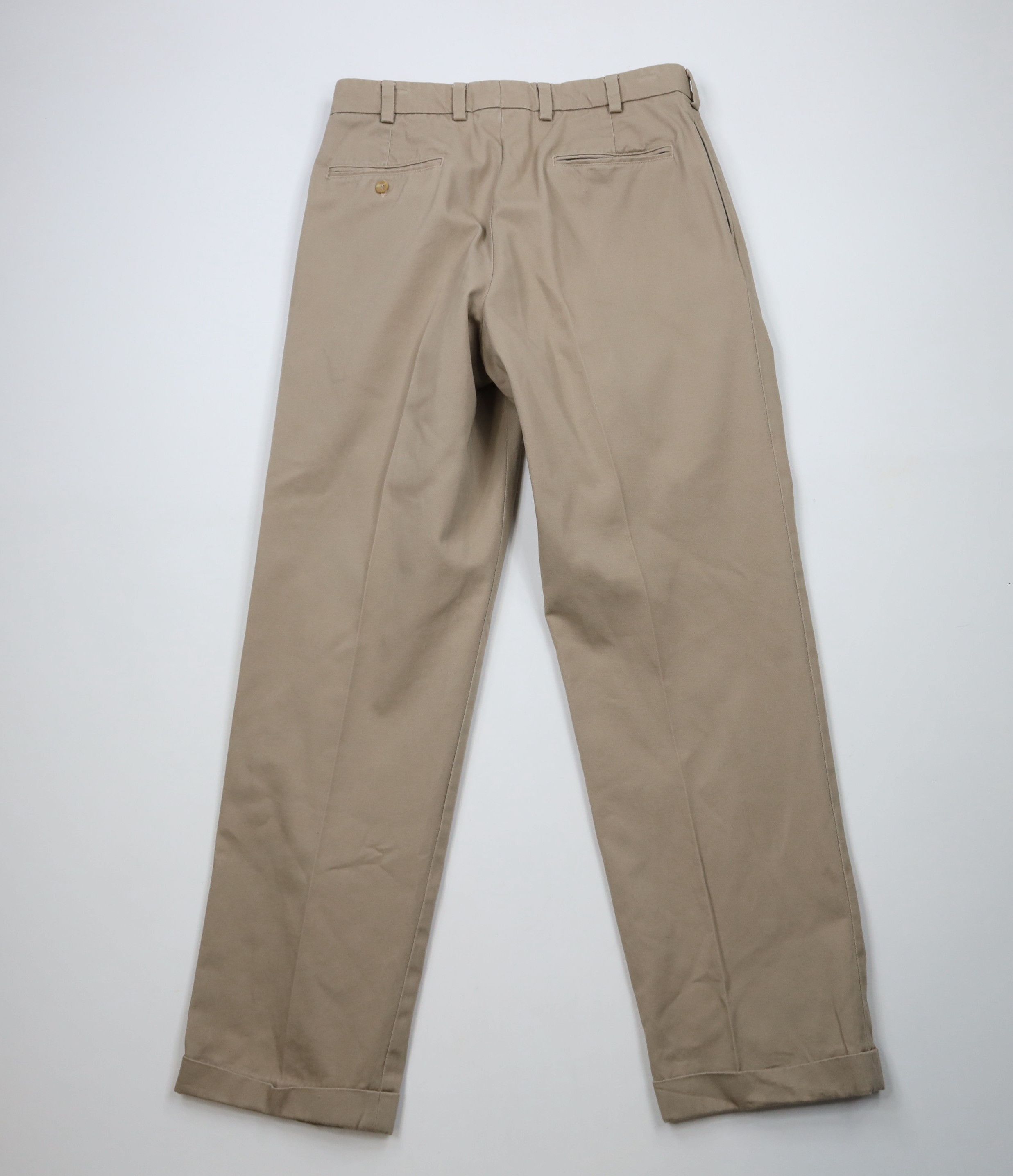 Vintage 90s Bills Khakis Relaxed Fit Pleated Chino Pants USA