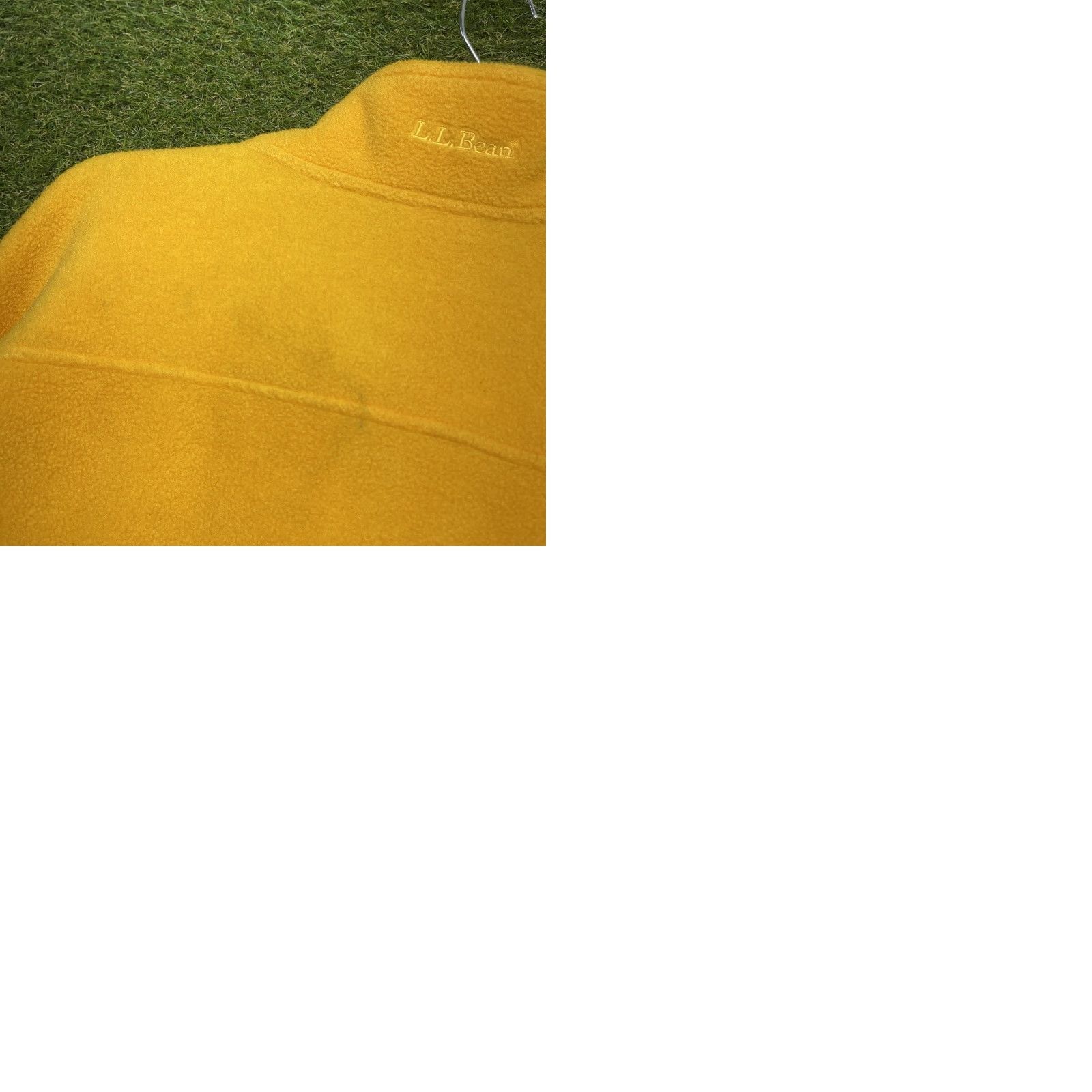 Vintage VINTAGE L.L. Bean Jacket Mens XL Yellow 1/4 Zip Fleece Pocket Hiking Polyester Solid Regular Long Sleeve Gender: Mens Size US XL / EU 56 / 4 - 9 Thumbnail