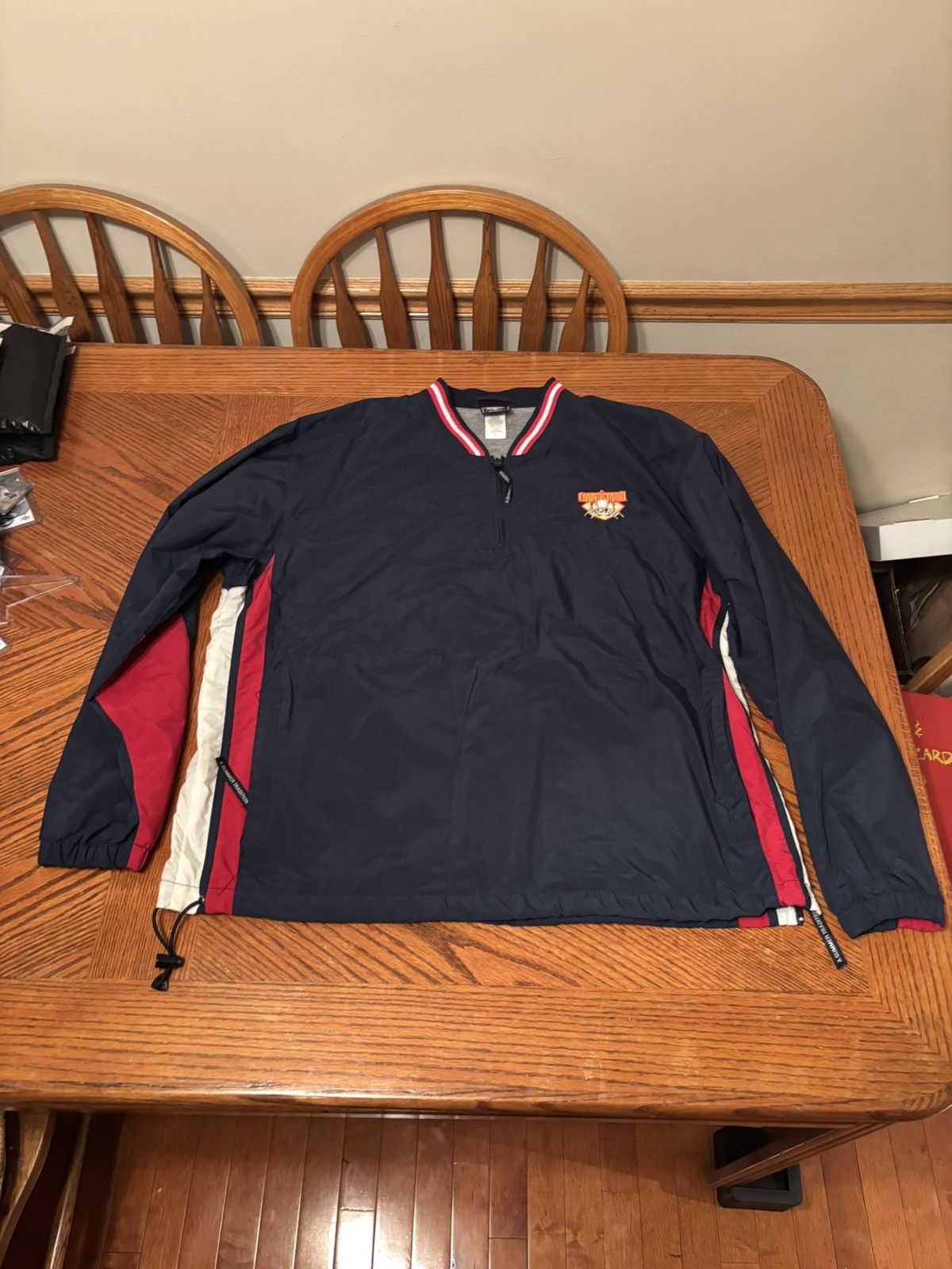 Vintage Cooperstown Dreams Park Pullover Windbreaker Jacket Blue L Size US L / EU 52-54 / 3 - 1 Thumbnail