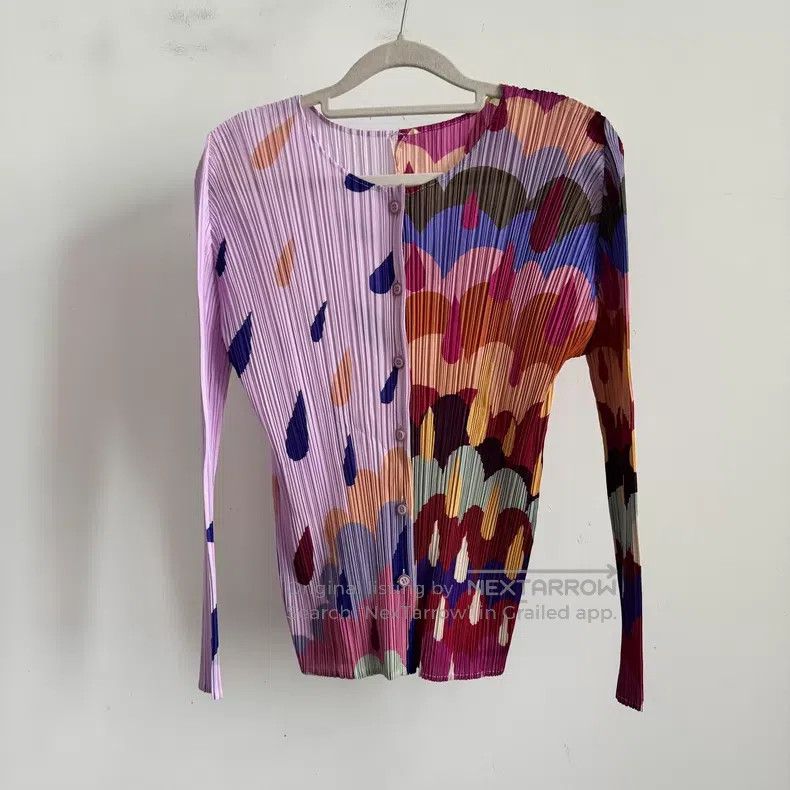 Issey Miyake Issey Miyake Color-block Coat Size L / US 10 / IT 46 - 1 Thumbnail