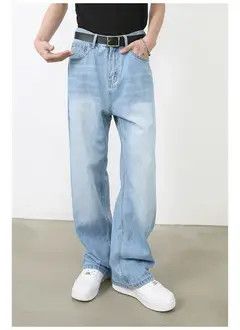 Japanese Brand Haruno x Itou Vintage loose straight washed distressed jeans Size US 34 / EU 50 - 7 Thumbnail