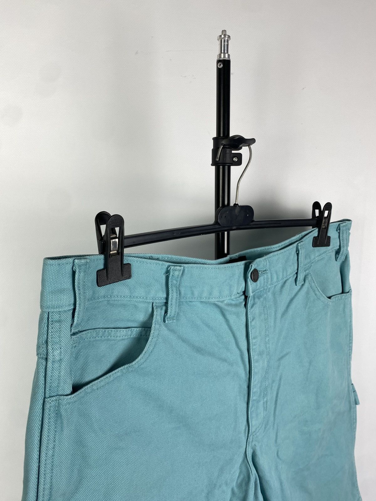 Dickies × Vintage Vntg Y2K Tiffany colour Dickies Work Wear Carpenter Shorts Size US 36 / EU 52 - 3 Thumbnail