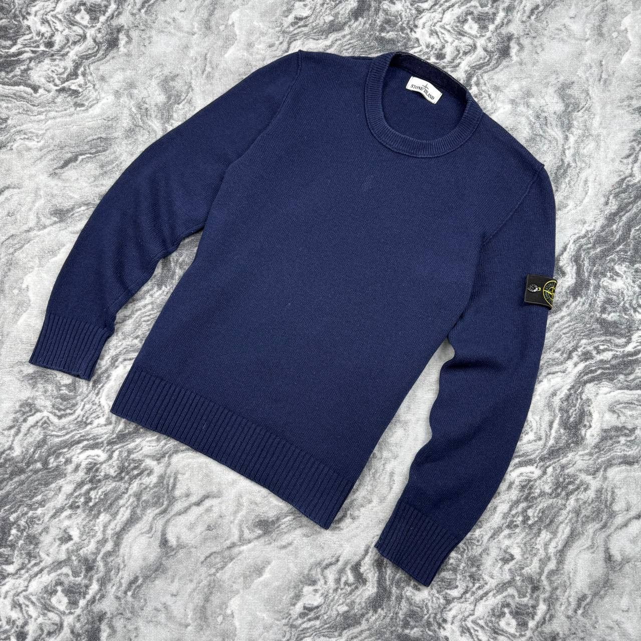 Stone Island Vintage Stone Island Knit Sweater Pullover Wool Size US XL / EU 56 / 4 - 1 Thumbnail