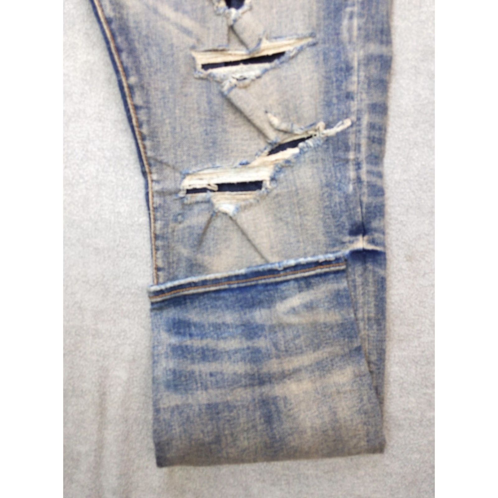 Jordan Craig Jordan Craig Legacy Edition Sean Jeans 40x32 Blue Distressed Tapered Denim Mens Jeans Denim Distressed Jeans Size US 40 / EU 56 - 2 Thumbnail