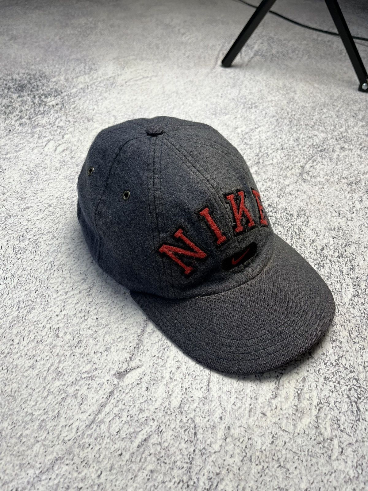 Nike Vintage Nike Distressed Cap Y2K Swoosh One Size Size ONE SIZE - 4 Thumbnail