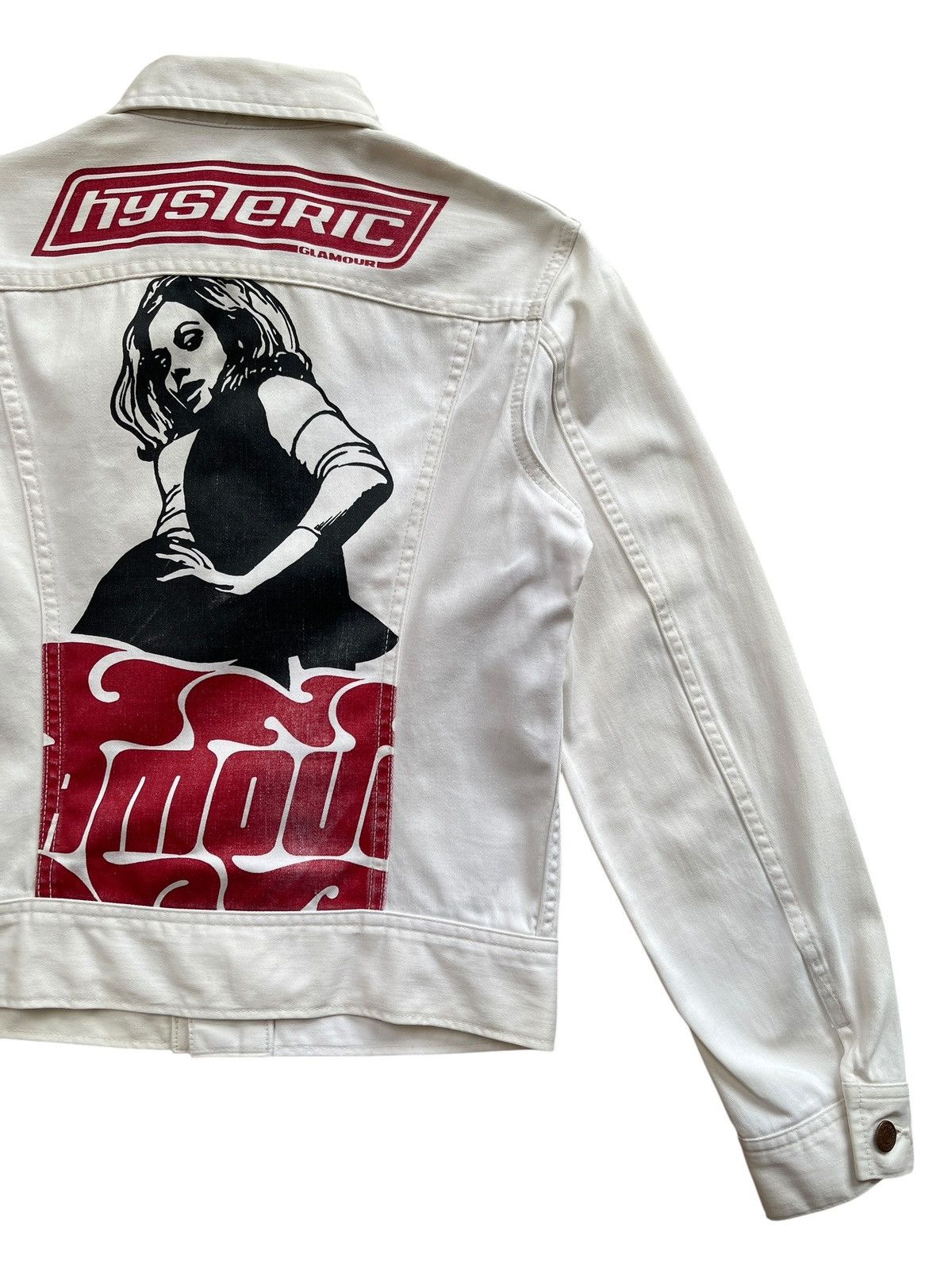 Hysteric Glamour Vtg Hysteric Glamour Punk Denim Jacket Size S / US 4 / IT 40 - 11 Thumbnail