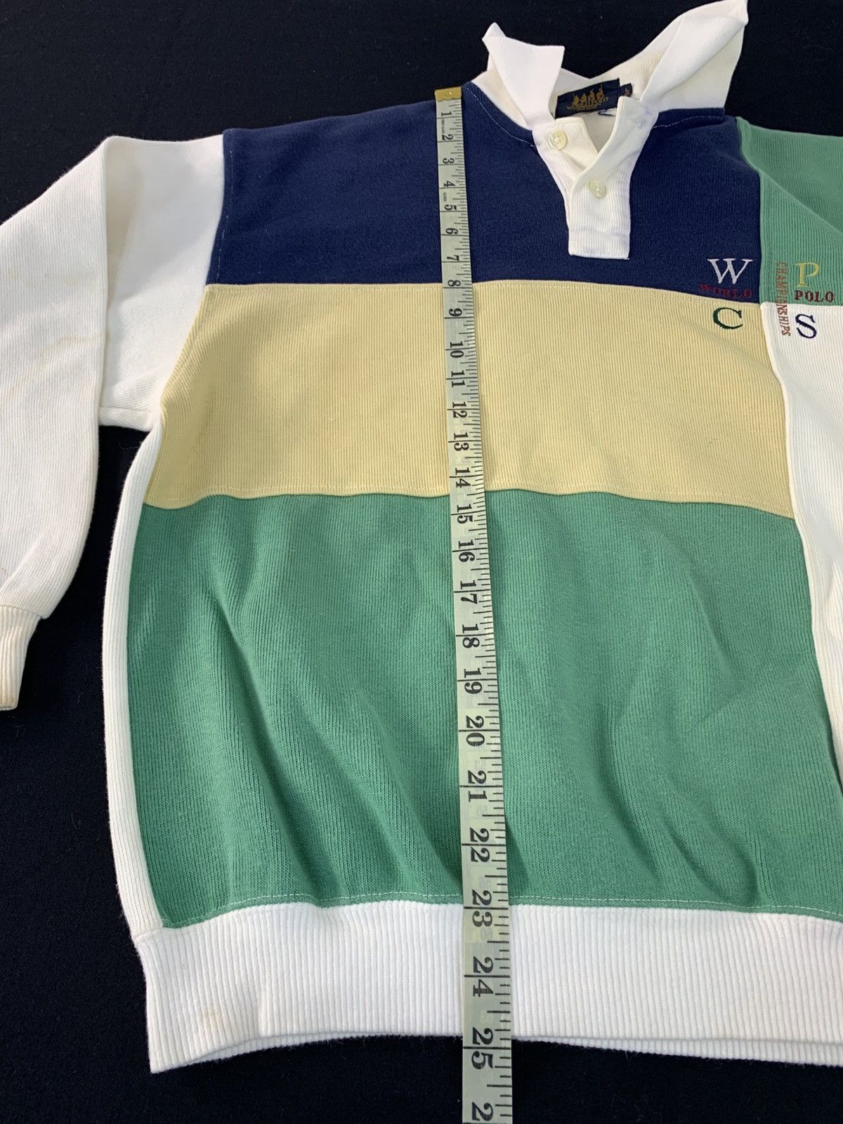 Japanese Brand World Polo Championship GB Crewneck Pullover Embroidery Logo Size US L / EU 52-54 / 3 - 9 Thumbnail