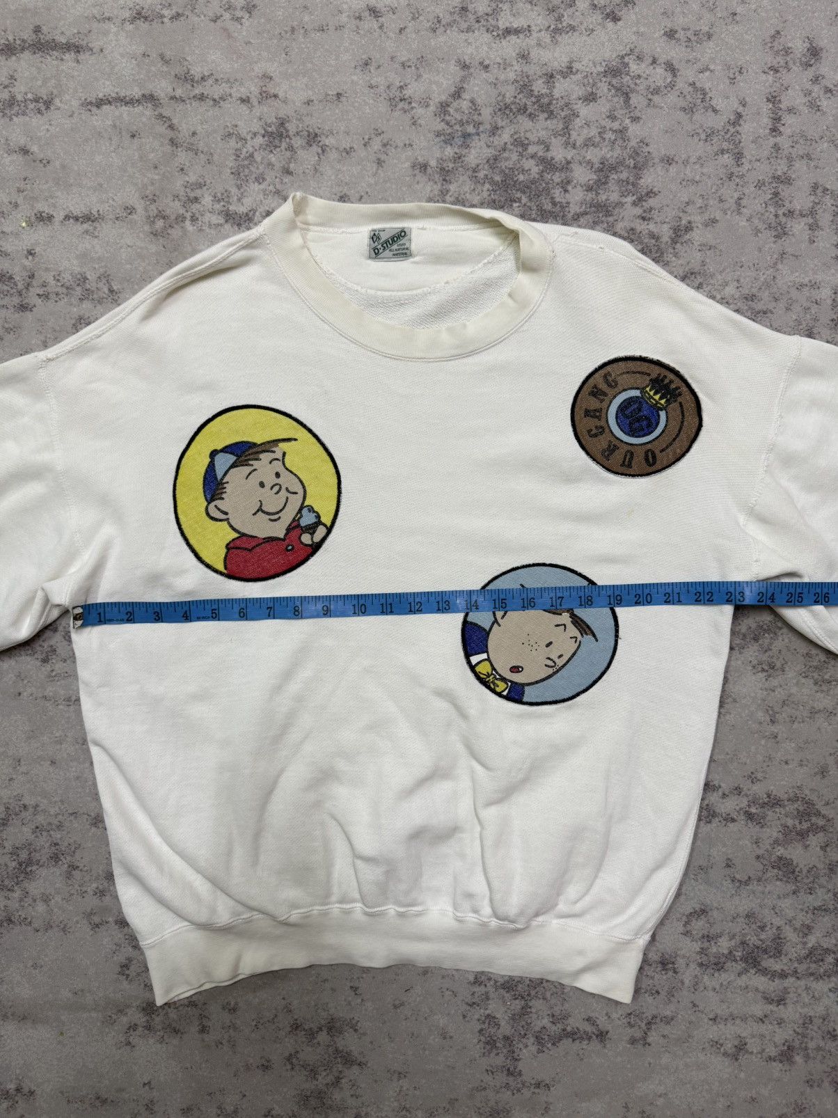 Cartoon Network Vintage 90s DS D-Studio Cartoon Patch Crewneck Sweatshirt Size US L / EU 52-54 / 3 - 15 Thumbnail