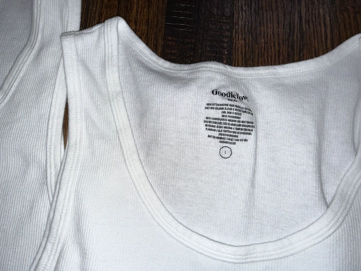 Uniqlo BUNDLE 2-Pack Goodfellow Tank Top White Undershirt Sz Large Size US L / EU 52-54 / 3 - 2 Thumbnail