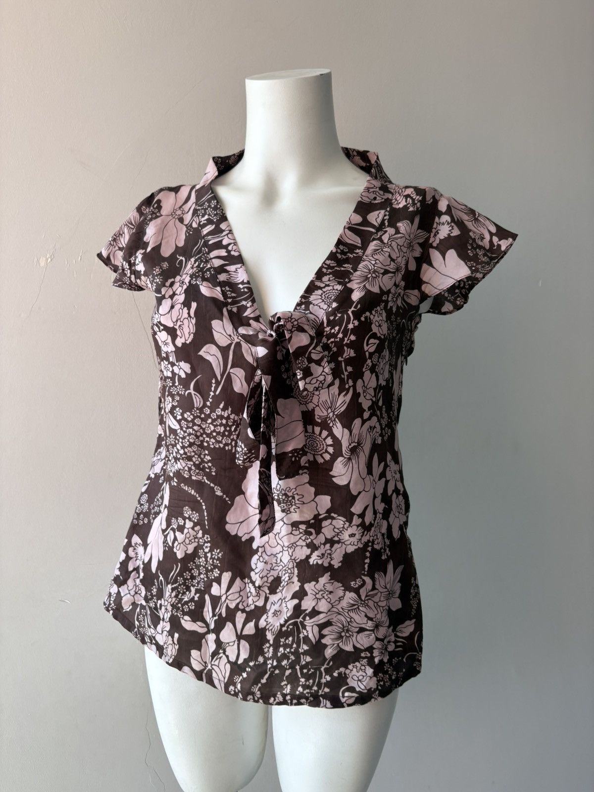 Vintage Silk blouse Size M / US 6-8 / IT 42-44 - 10 Thumbnail
