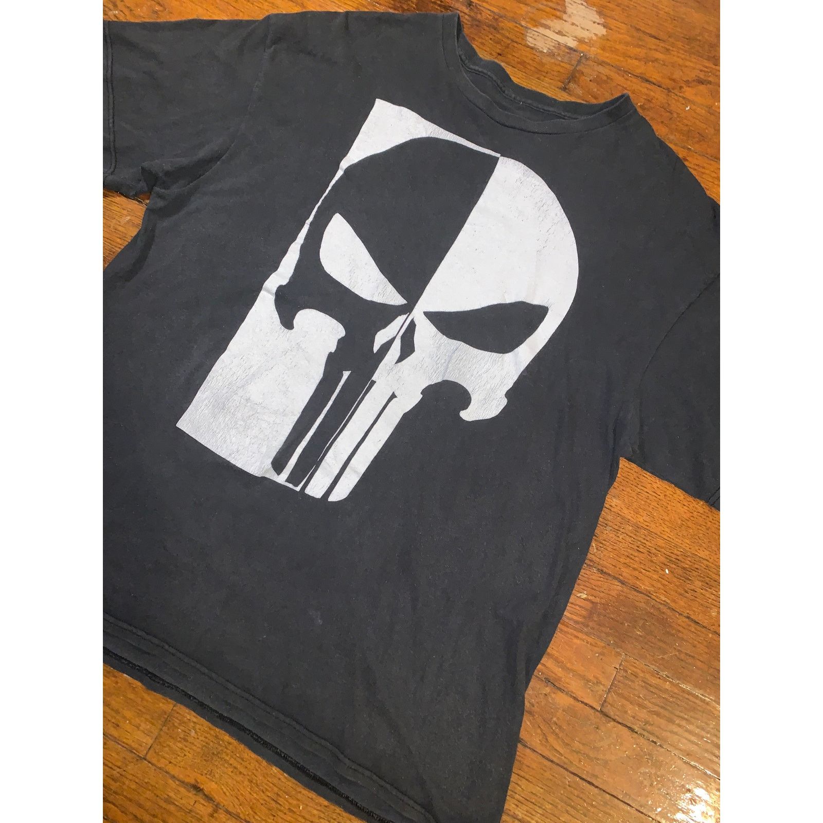 Marvel Comics × Other VTG The Punisher Split Skull T Shirt Black Large Marvel Tee Size US L / EU 52-54 / 3 - 3 Thumbnail